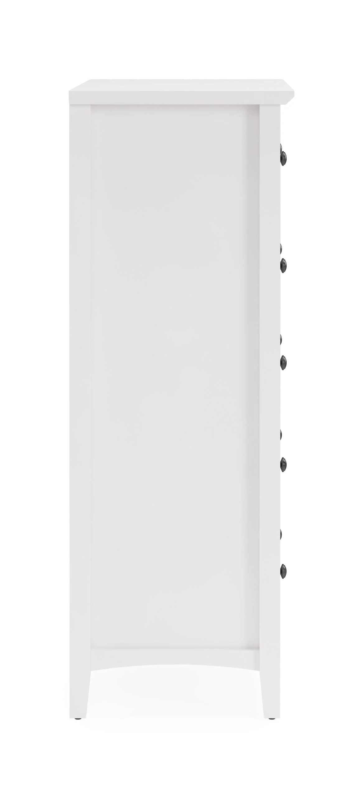 Grace Five Drawer Chest in Snowfall White - Image 4