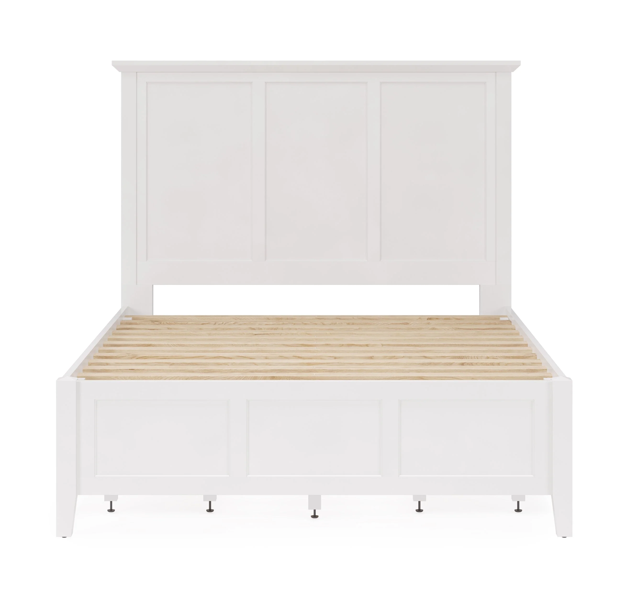 Grace Four Drawer California King Platform Storage Bed in Snowfall White - Image 11