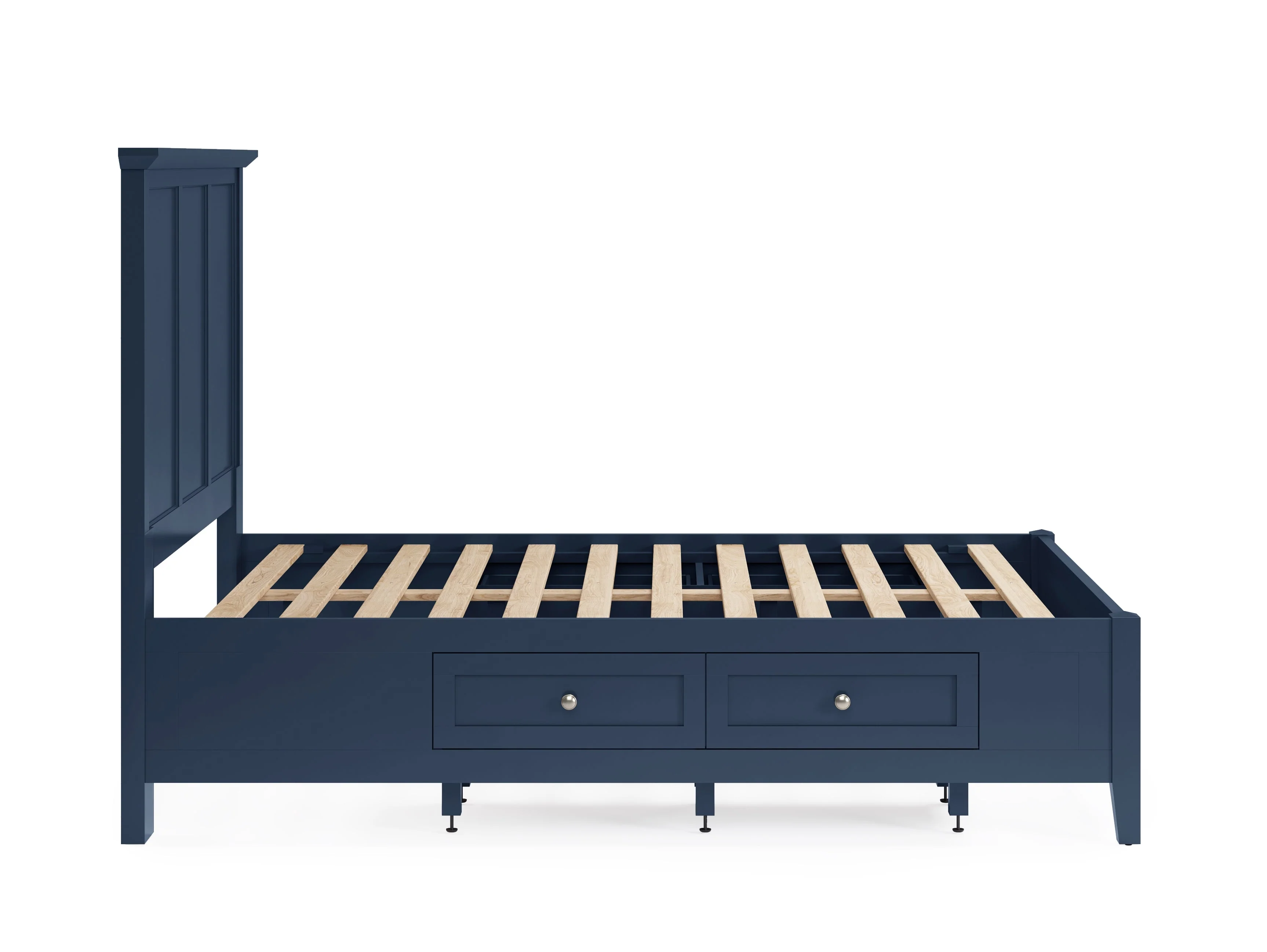 Grace Four Drawer Eastern King Platform Storage Bed in Blueberry - Image 8