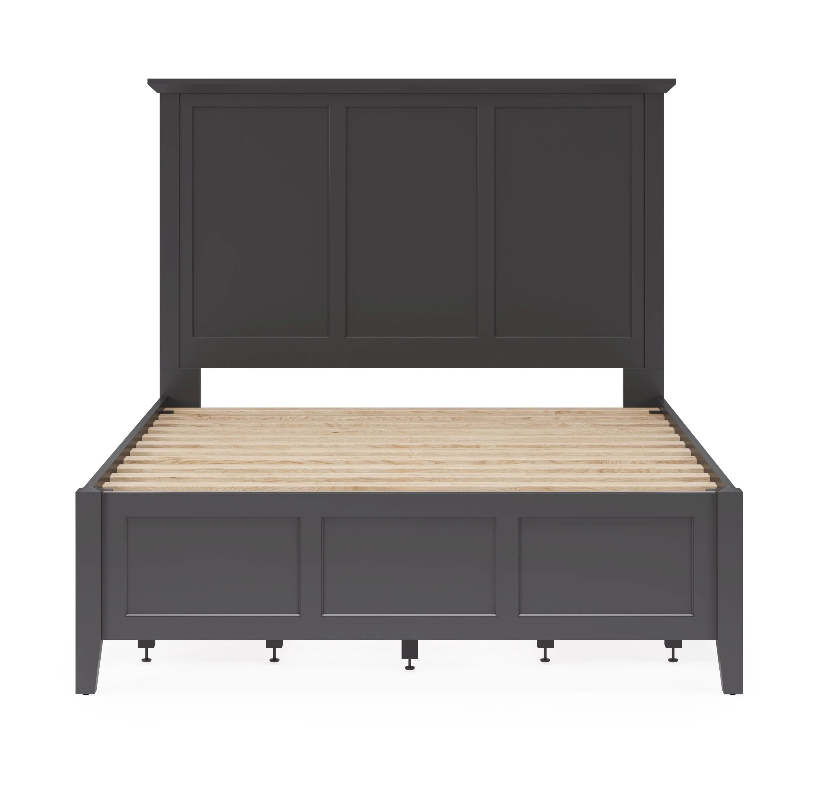 Grace Four Drawer Queen Platform Storage Bed in Raven Black - Image 6