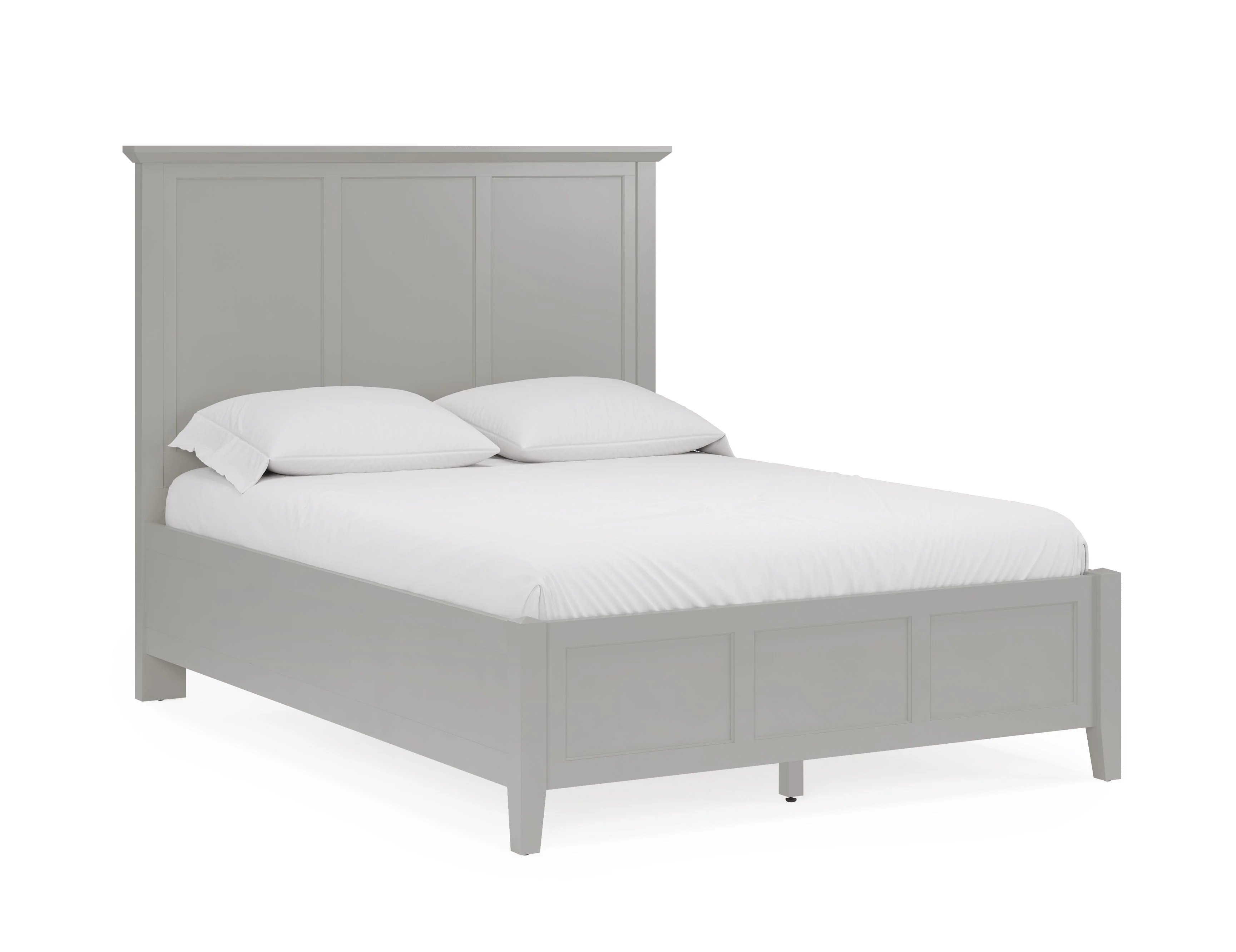 Grace Three Full Panel Bed in Elephant Grey - Image 3