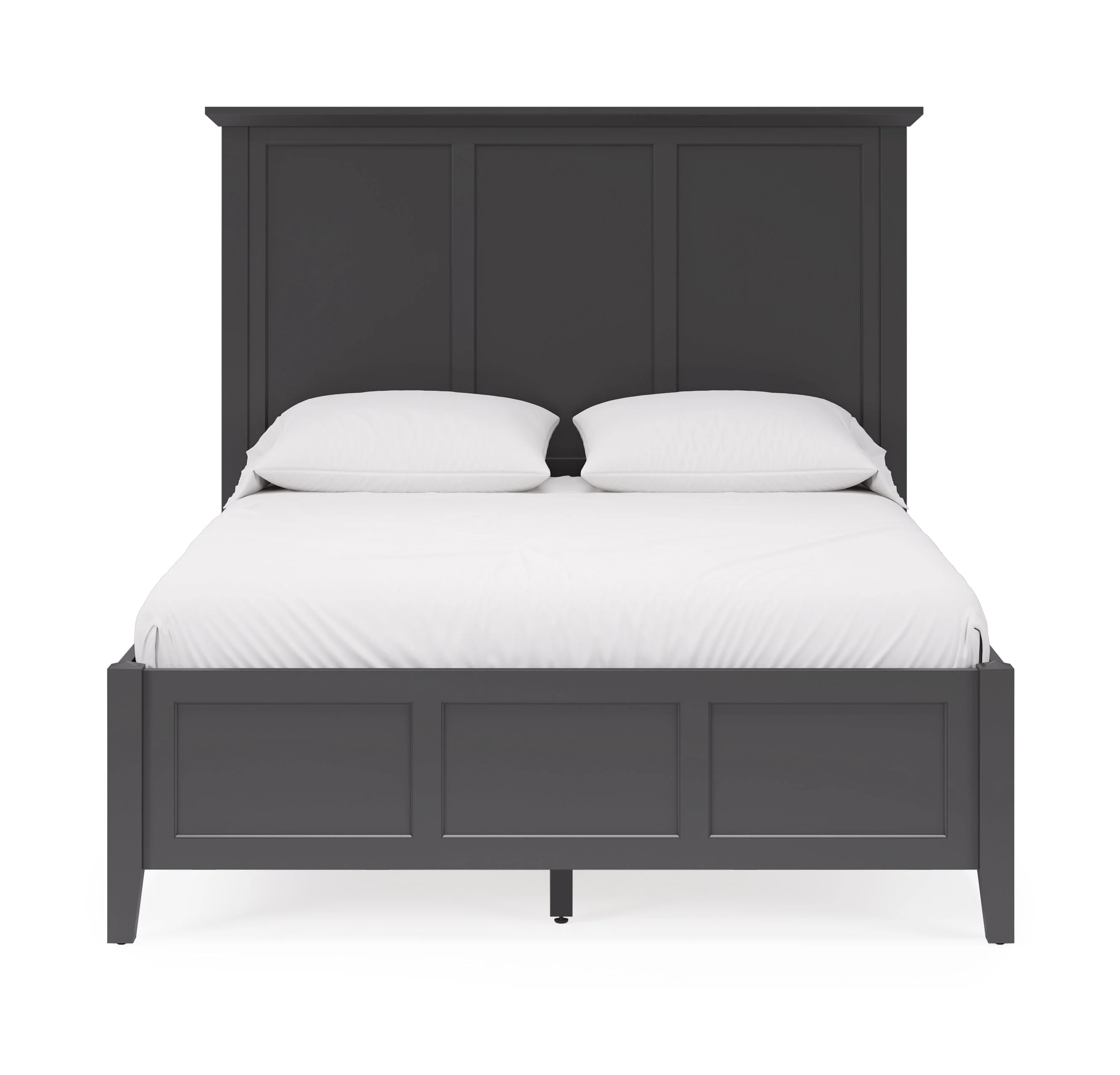 Grace Three Full Panel Bed in Raven Black - Image 3