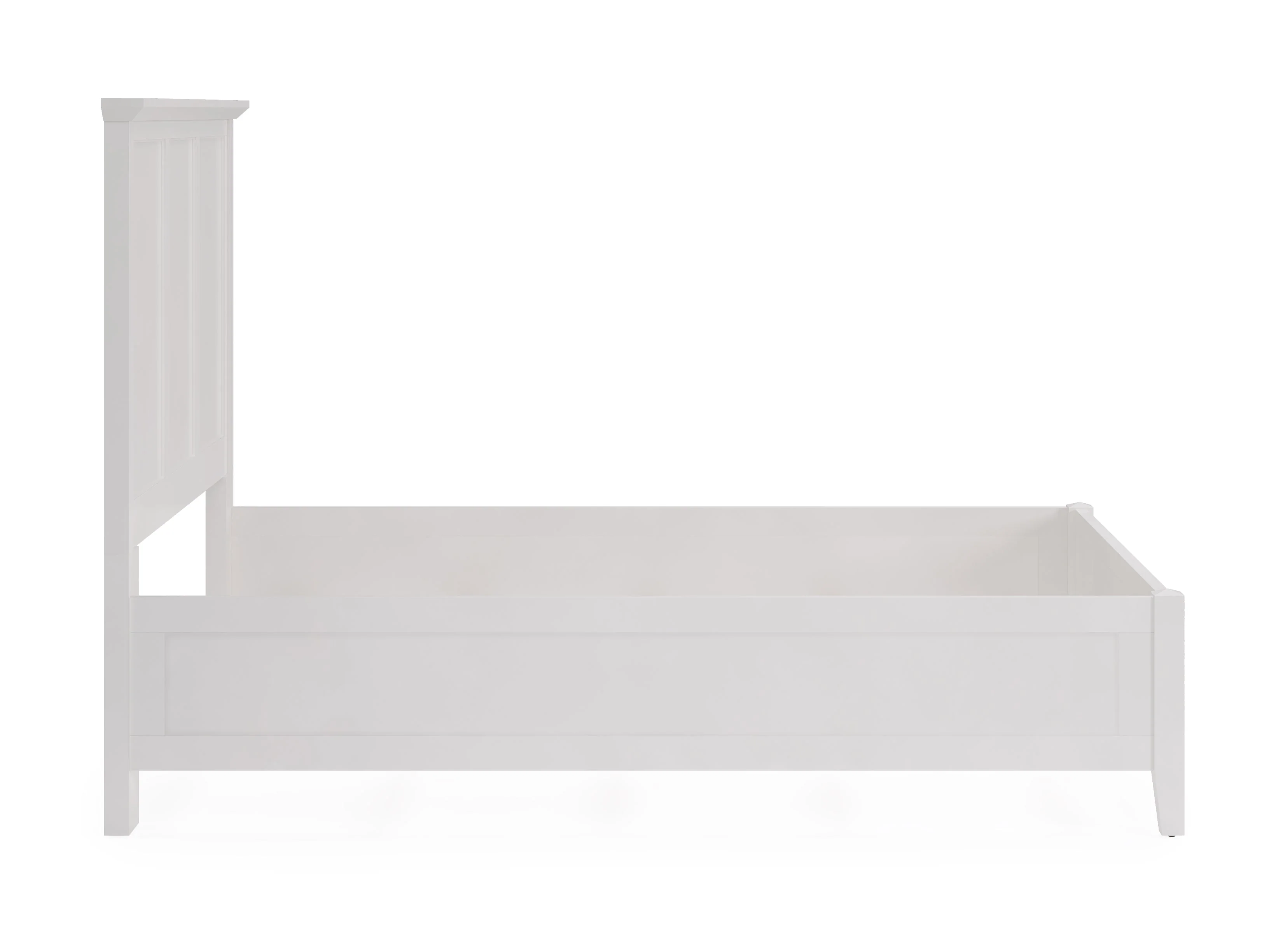 Grace Three Full Panel Bed in Snowfall White - Image 7