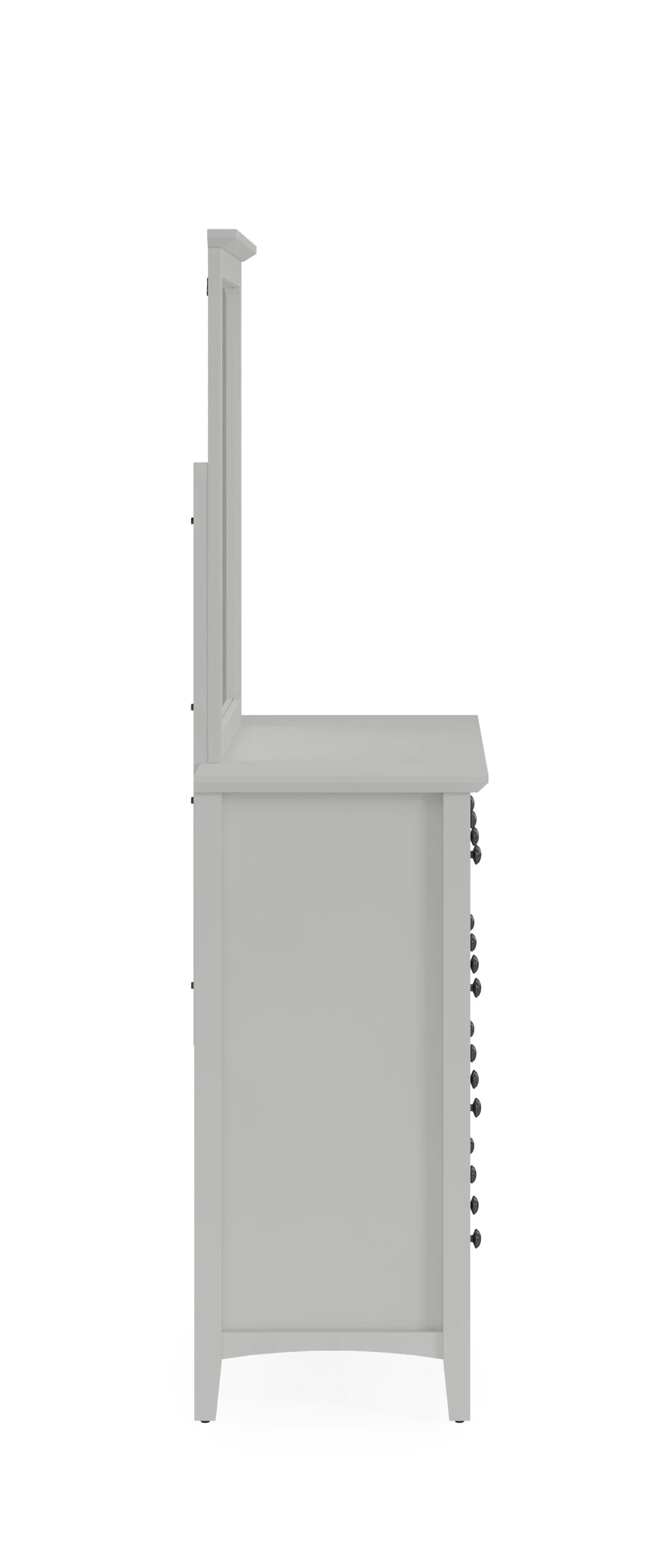Grace Wall or Dresser Mirror in Elephant Grey - Image 7