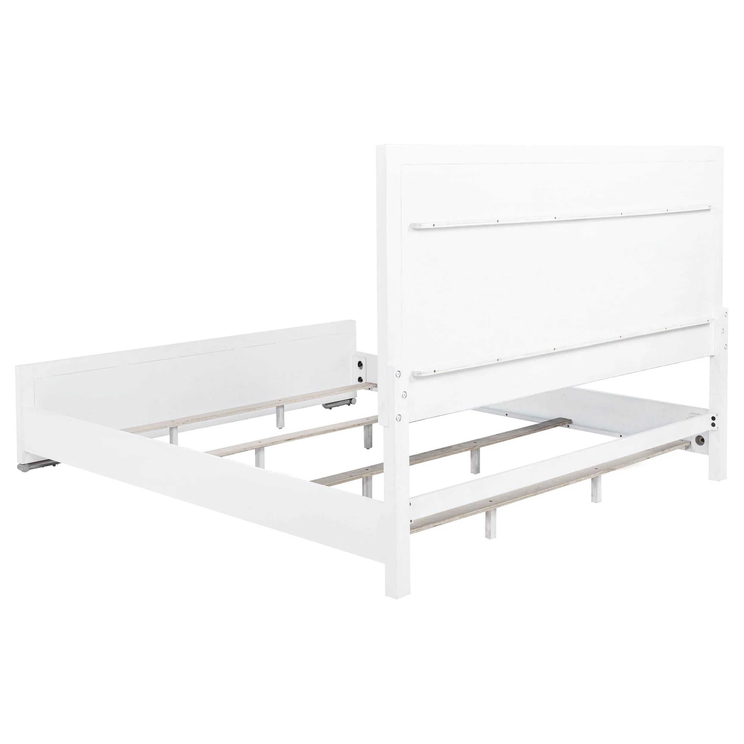 Gracemont Gray and White 57-inch Eastern King Panel Bed - Image 5