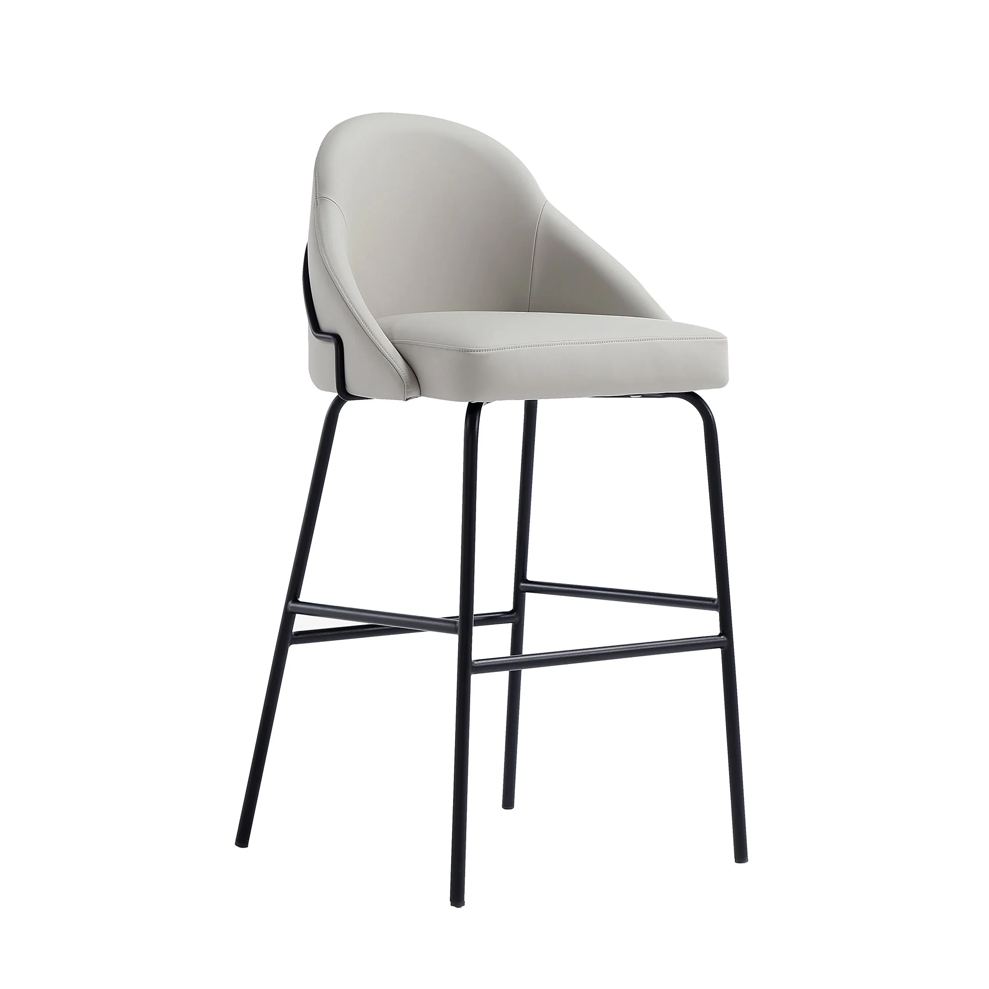 Gracie Barstool in Stone and Black - Image 6