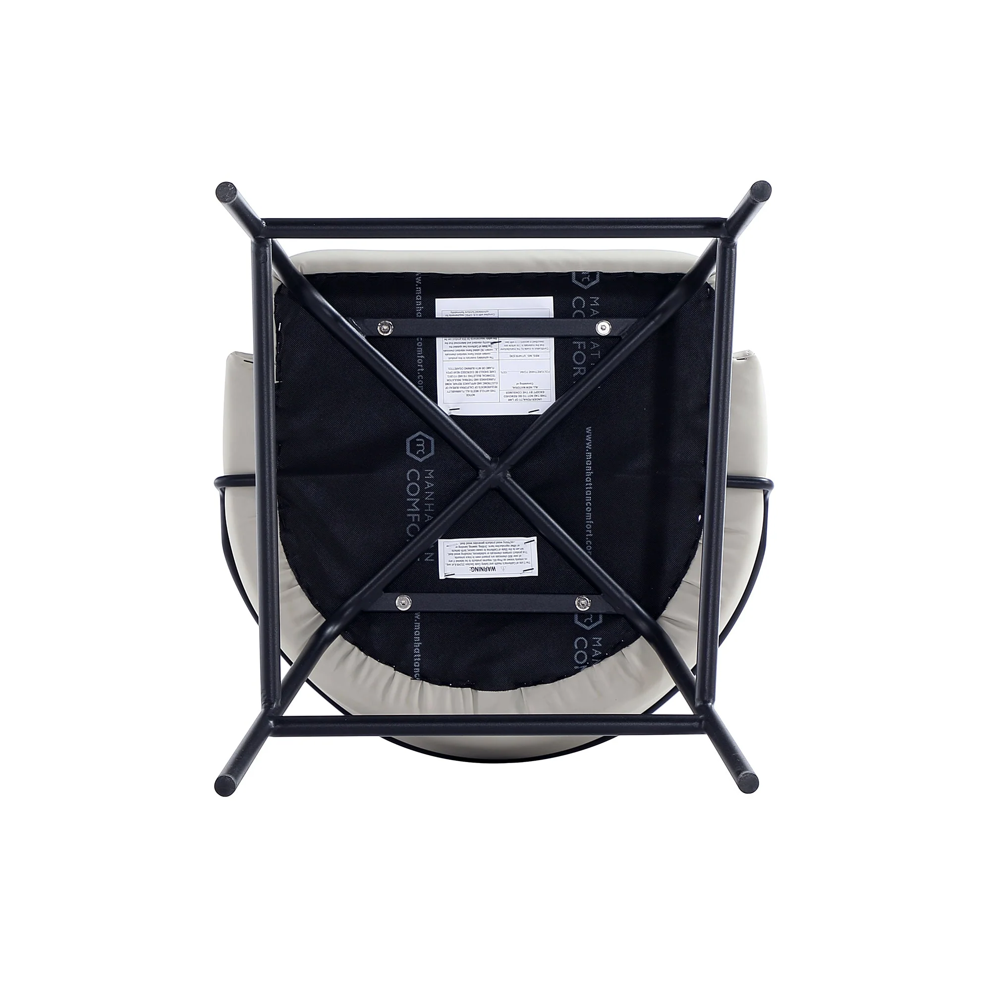 Gracie Barstool in Stone and Black (set of 2) - Image 10