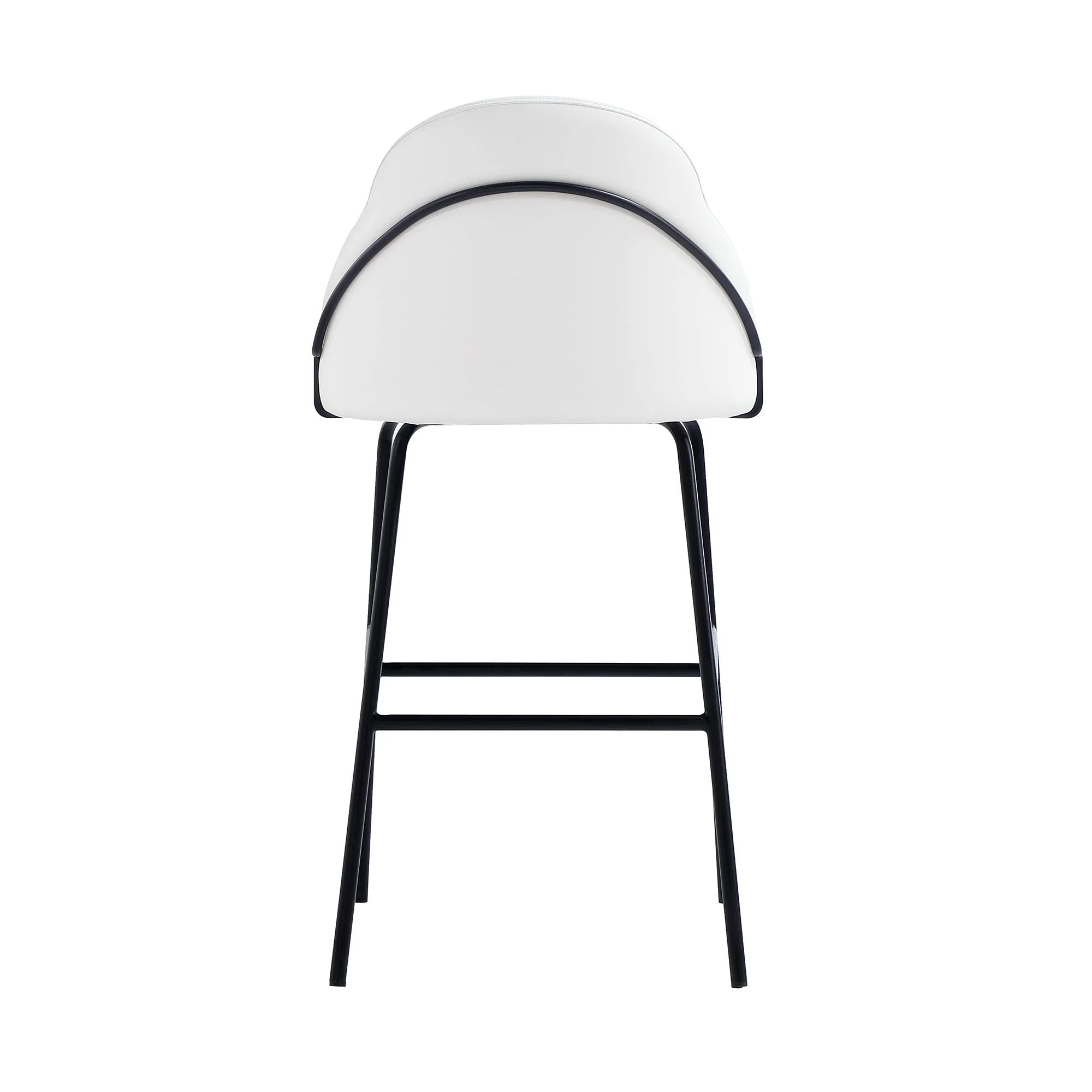 Gracie Barstool in White and Black (set of 2) - Image 8