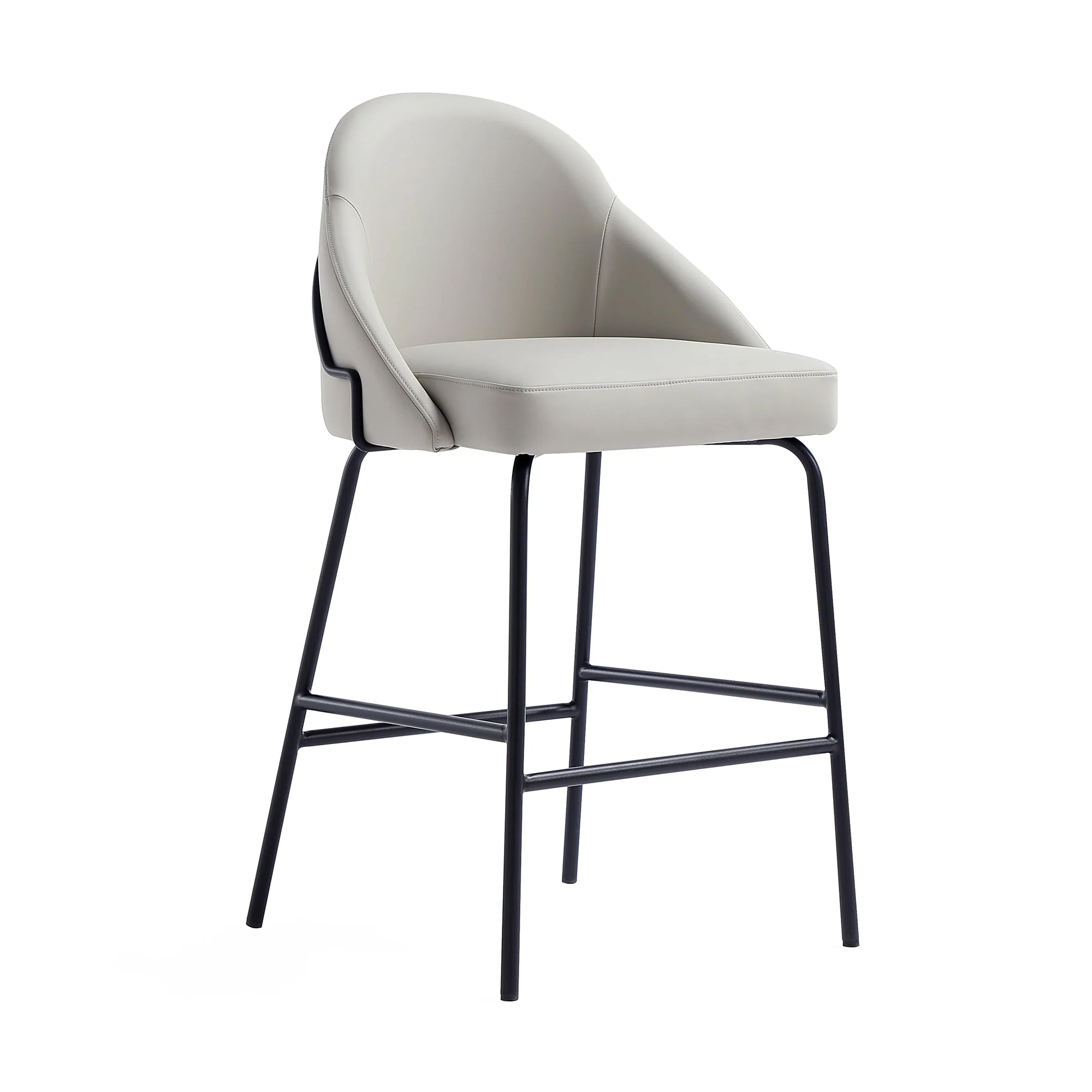 Gracie Counter Stool in Stone and Black (set of 2) - Image 7