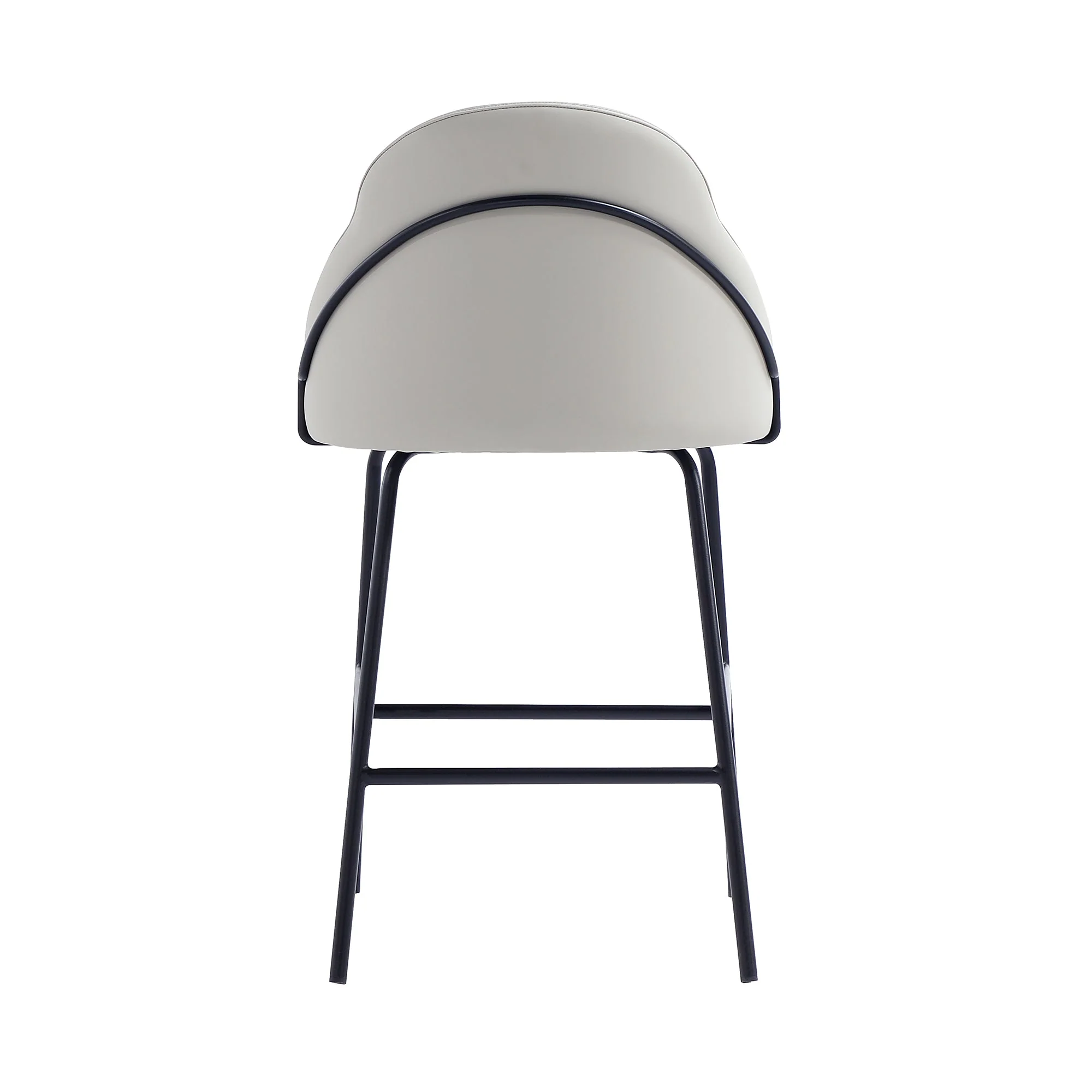 Gracie Counter Stool in Stone and Black (set of 2) - Image 8