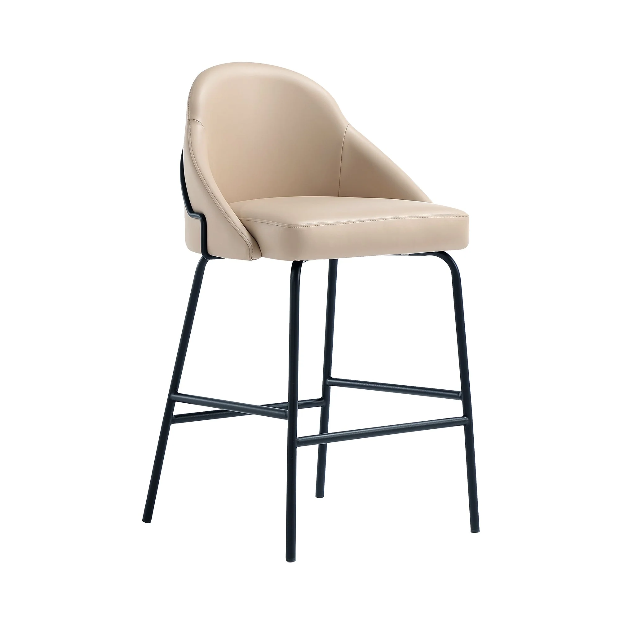 Gracie Counter Stool in Tan and Black (set of 3) - Image 6