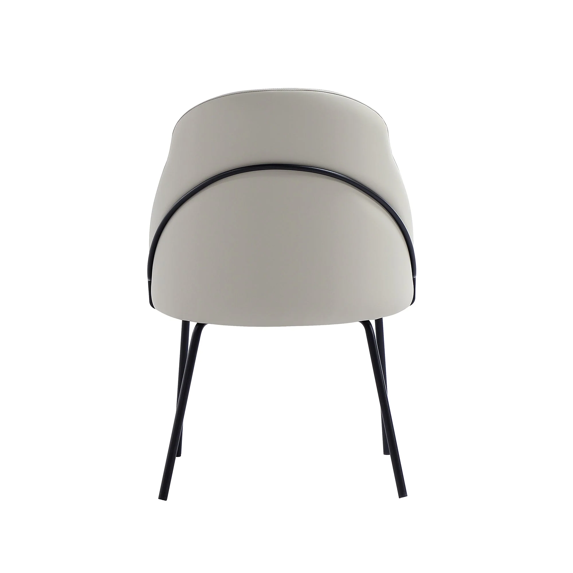 Gracie Dining Chair in Stone and Black (set of 2) - Image 8