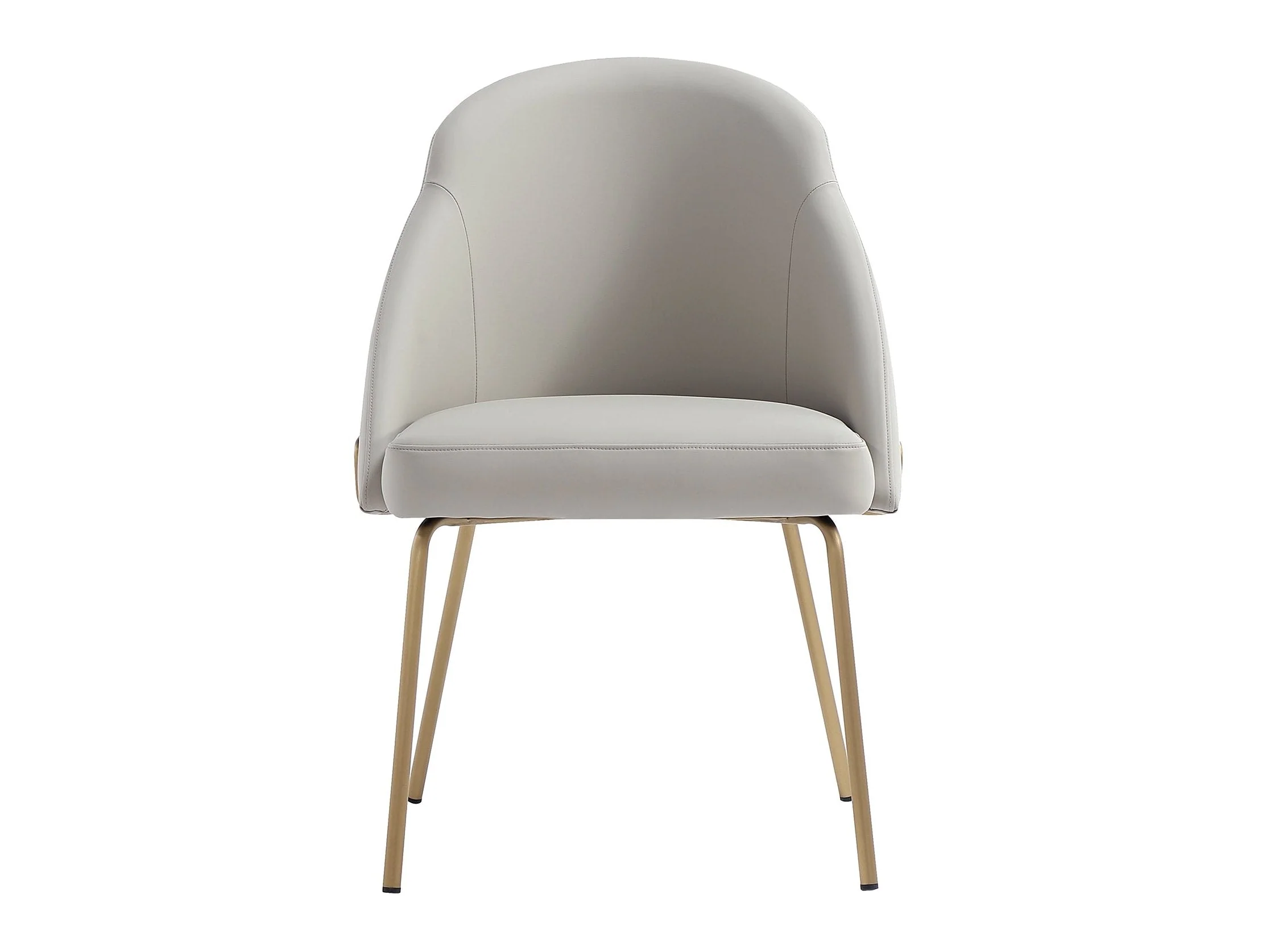 Gracie Dining Chair in Stone and Gold