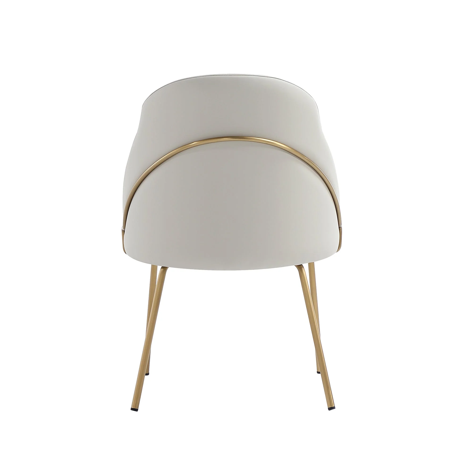 Gracie Dining Chair in Stone and Gold - Image 8