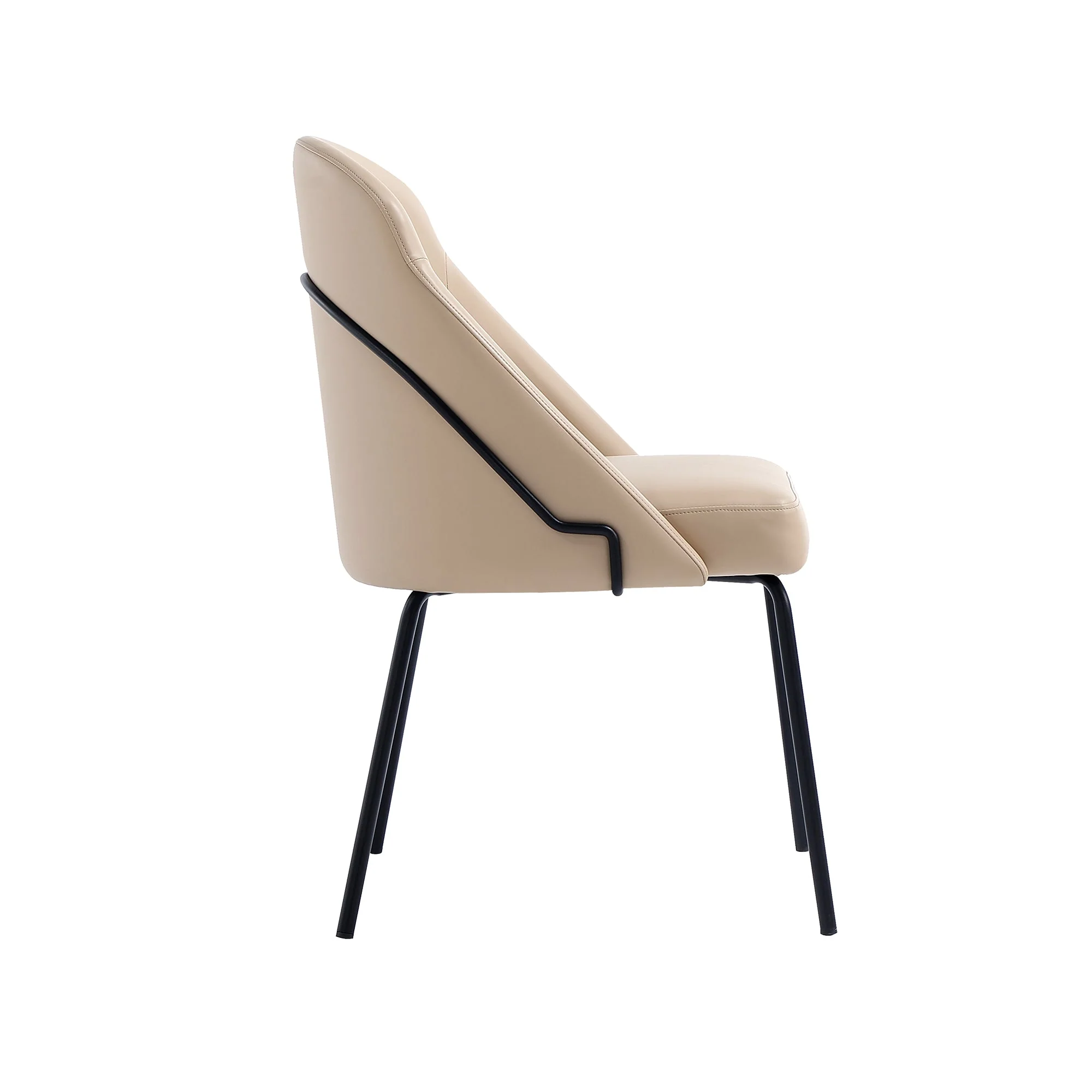 Gracie Dining Chair in Tan and Black - Image 7