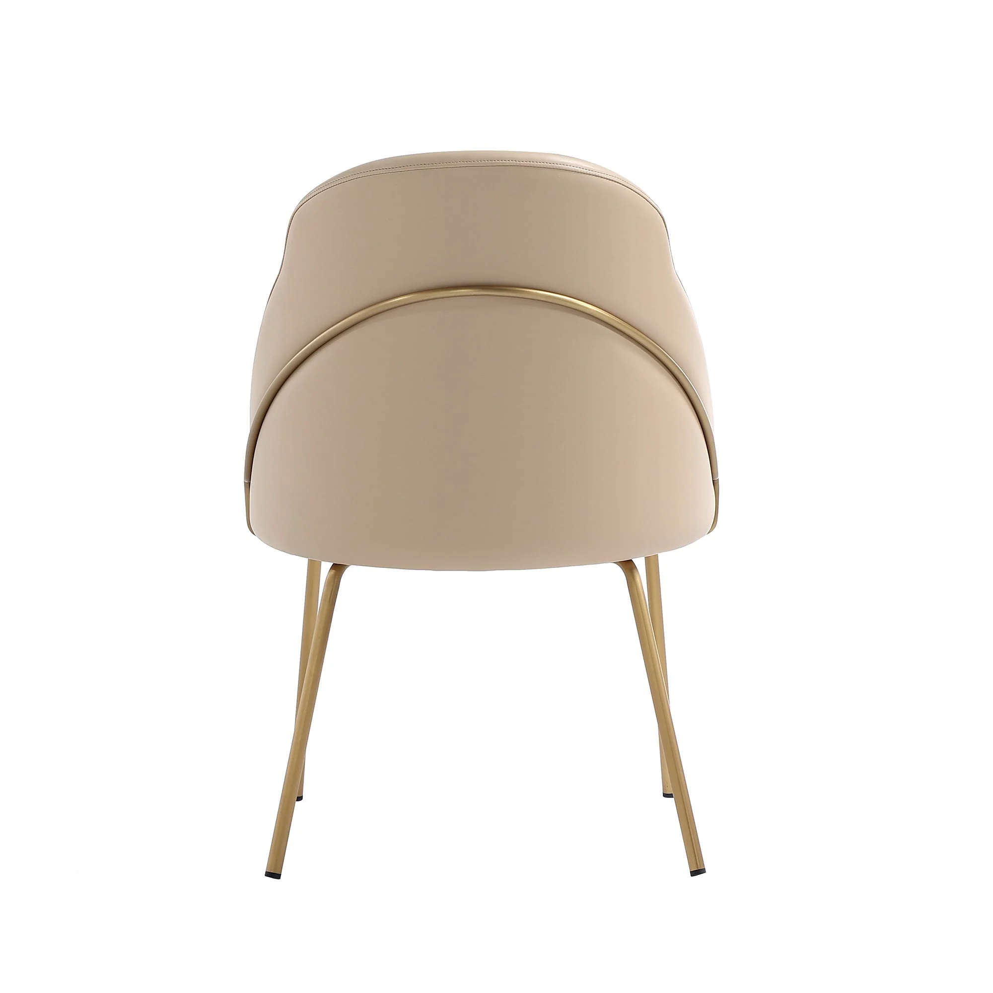 Gracie Dining Chair in Tan and Gold (set of 2) - Image 8