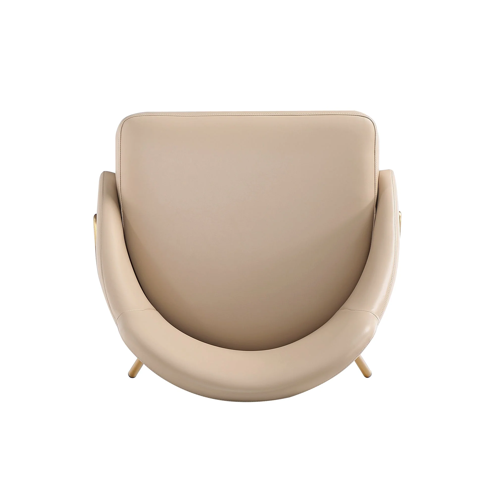 Gracie Dining Chair in Tan and Gold (set of 2) - Image 9