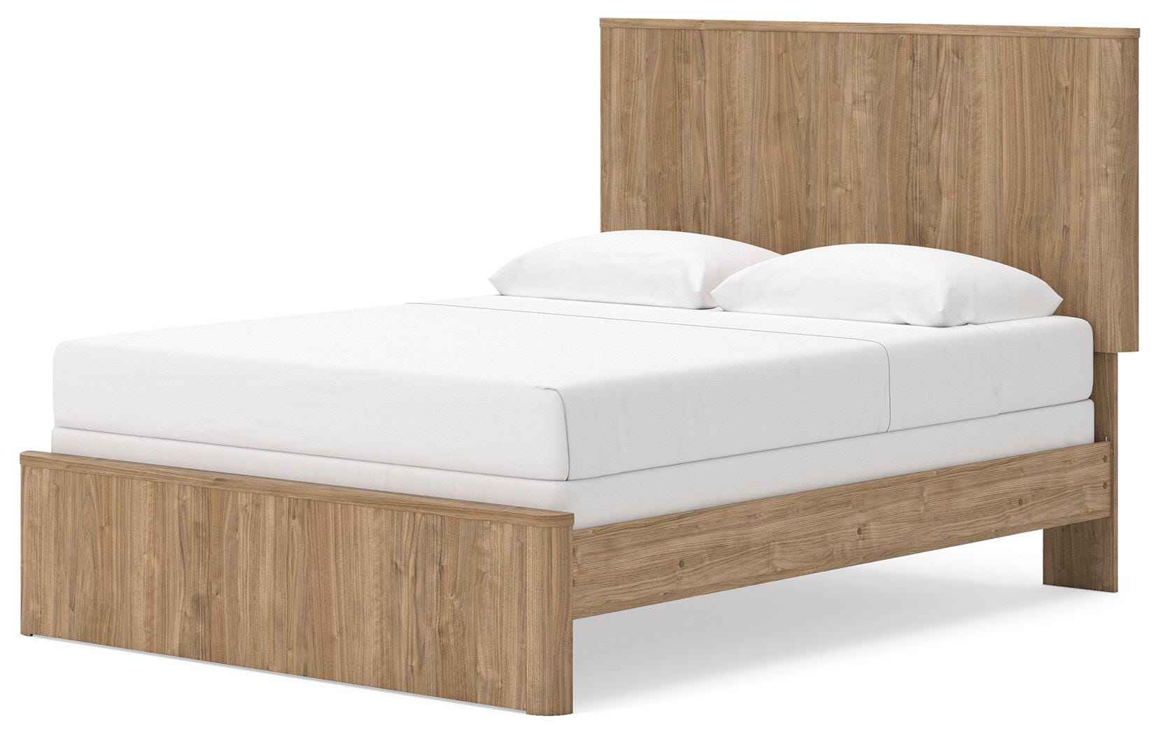 Gramburg Warm Natural Brown Queen Panel Bed - Image 4