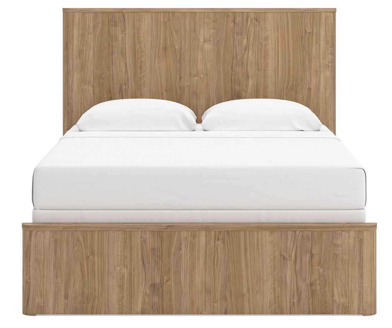 Gramburg Warm Natural Brown Queen Panel Bed - Image 5