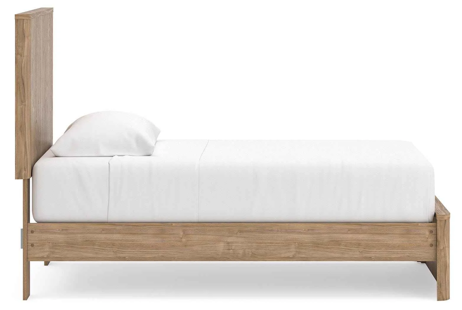 Gramburg Warm Natural Brown Twin Panel Platform Bed - Image 8