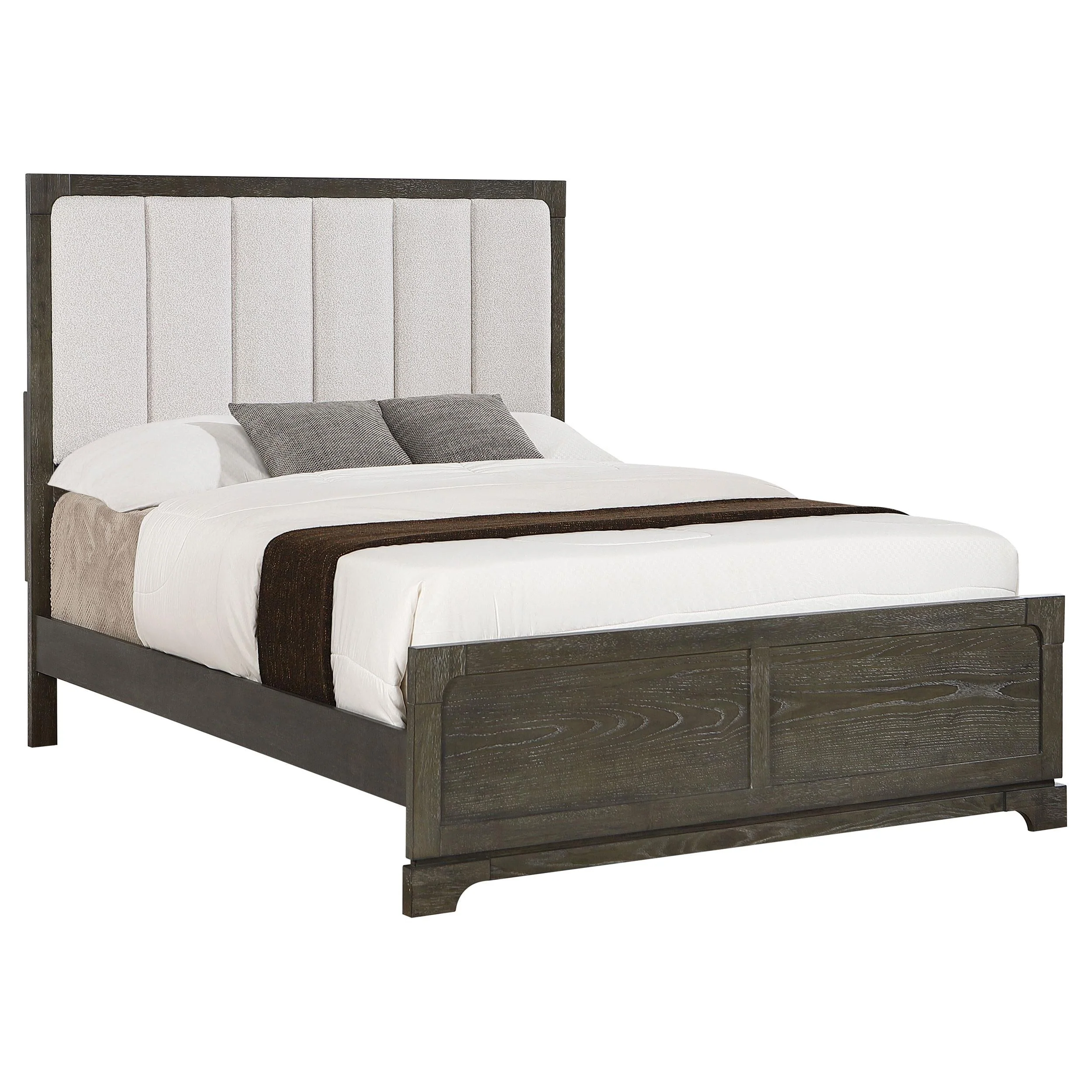 Gran Park 59-inch California King Panel Bed Dark Cocoa - Image 2
