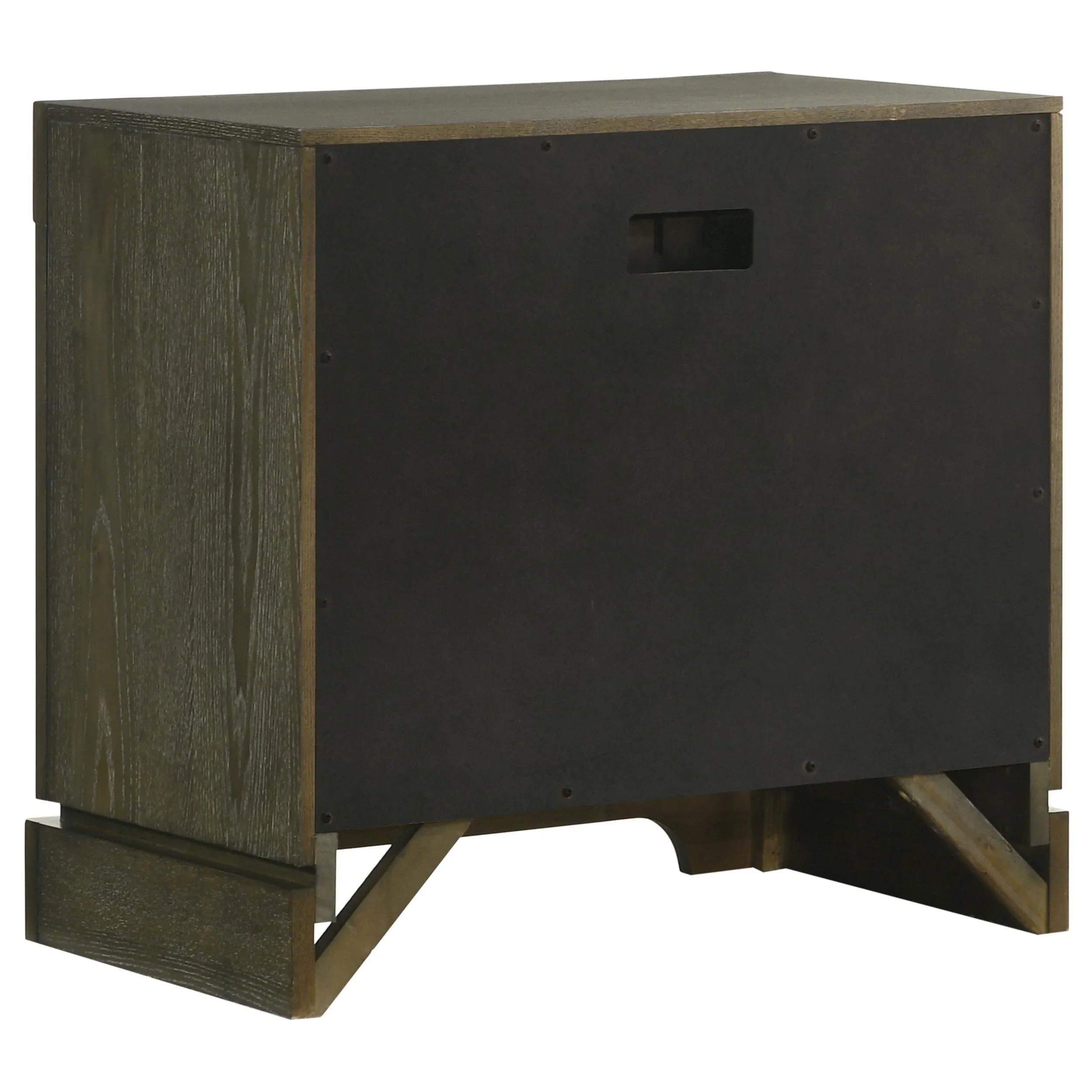 Gran Park Dark Cocoa 2-drawer Nightstand Bedside Table - Image 6