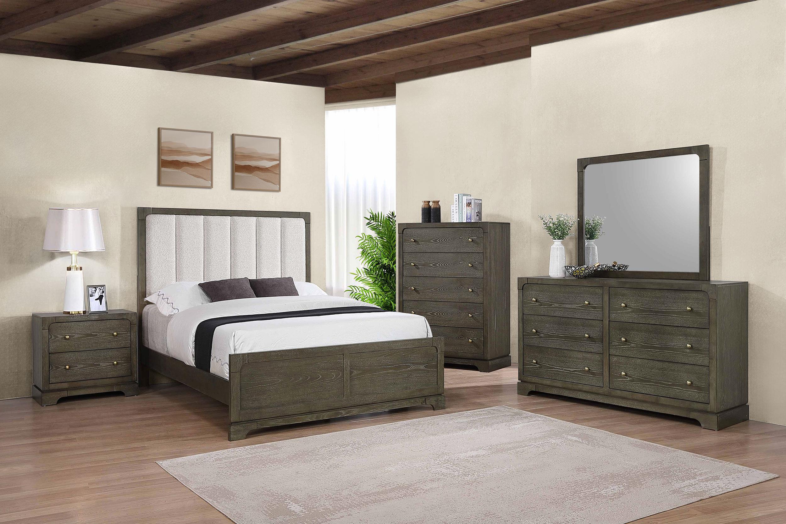 Gran Park Dark Cocoa Eastern King Panel Bed - Image 10