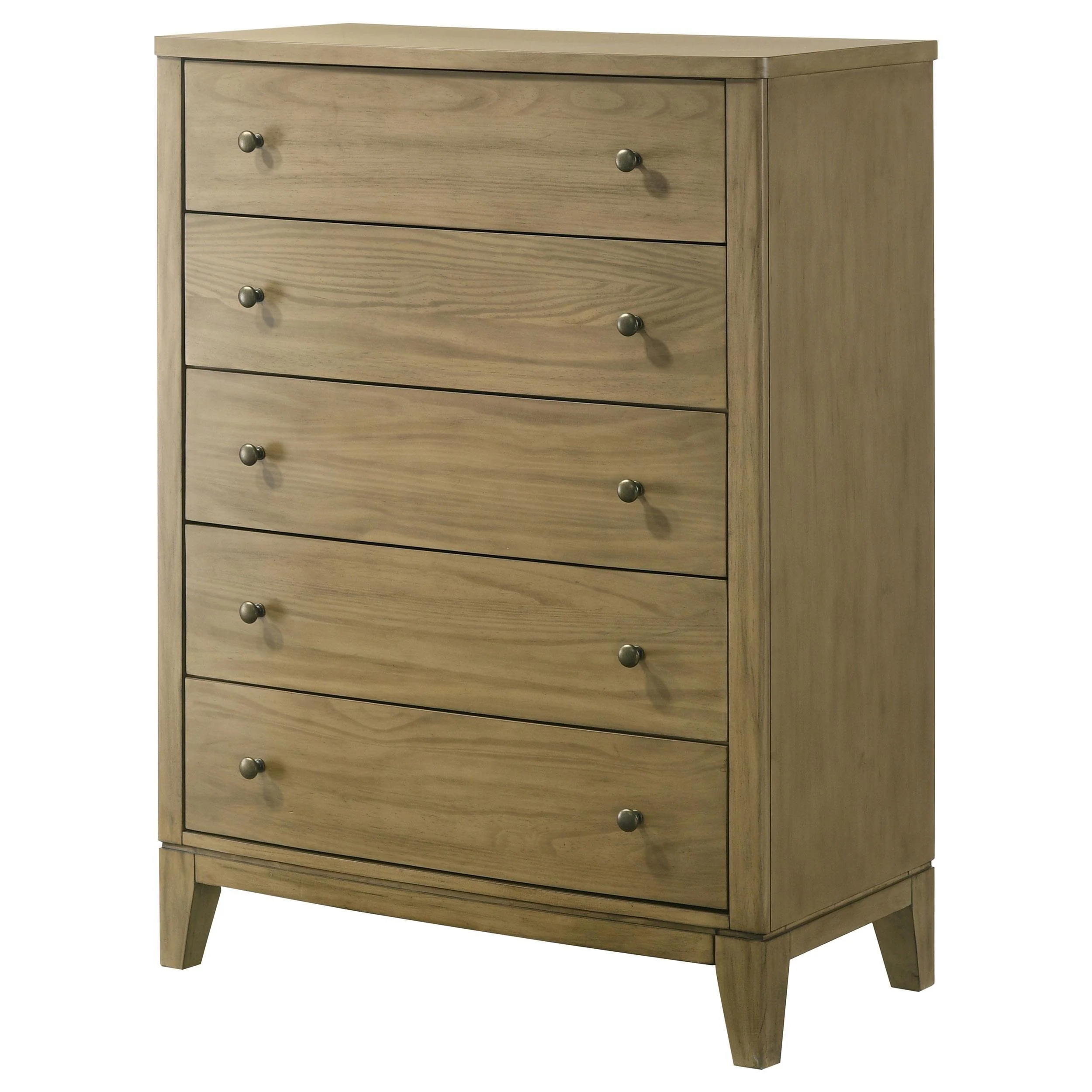 Granada 5-drawer Bedroom Chest of Drawers Natural Pine - Image 3