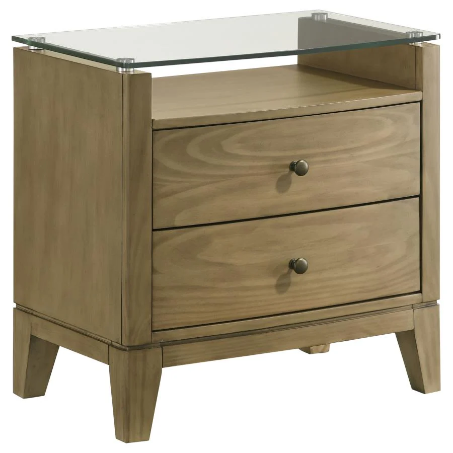 Granada Natural Pine 4-Piece Queen Bedroom Set - Image 5