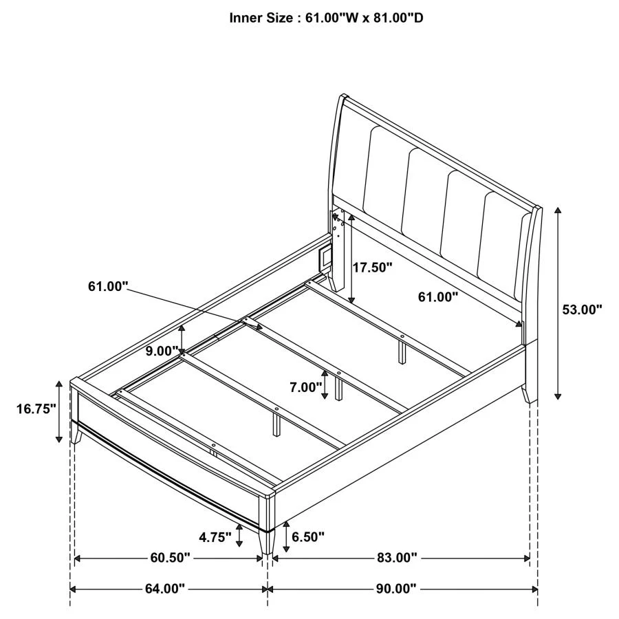 Granada Natural Pine 5-Piece Queen Bedroom Set - Image 16