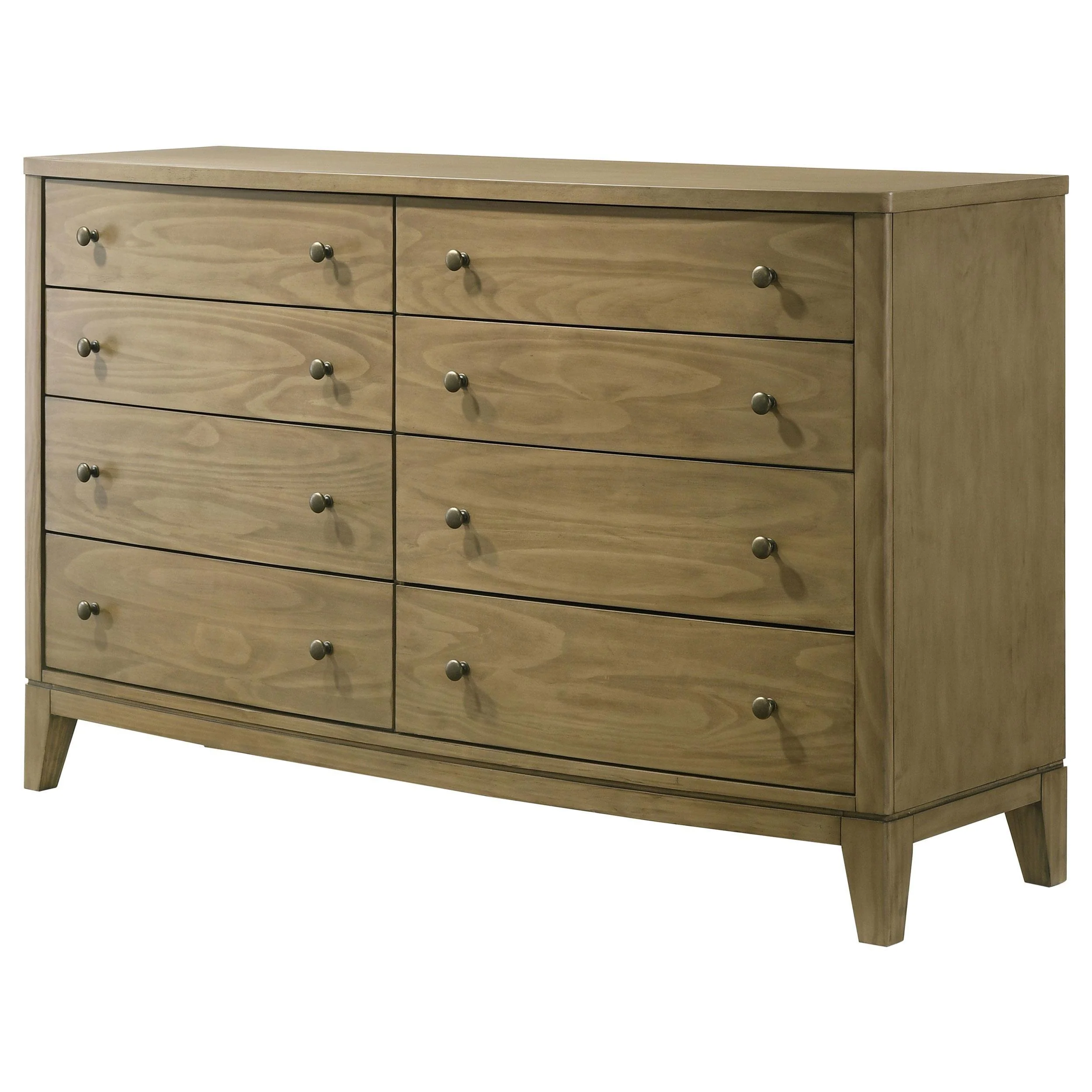 Granada Natural Pine 8-drawer Dresser Cabinet - Image 4