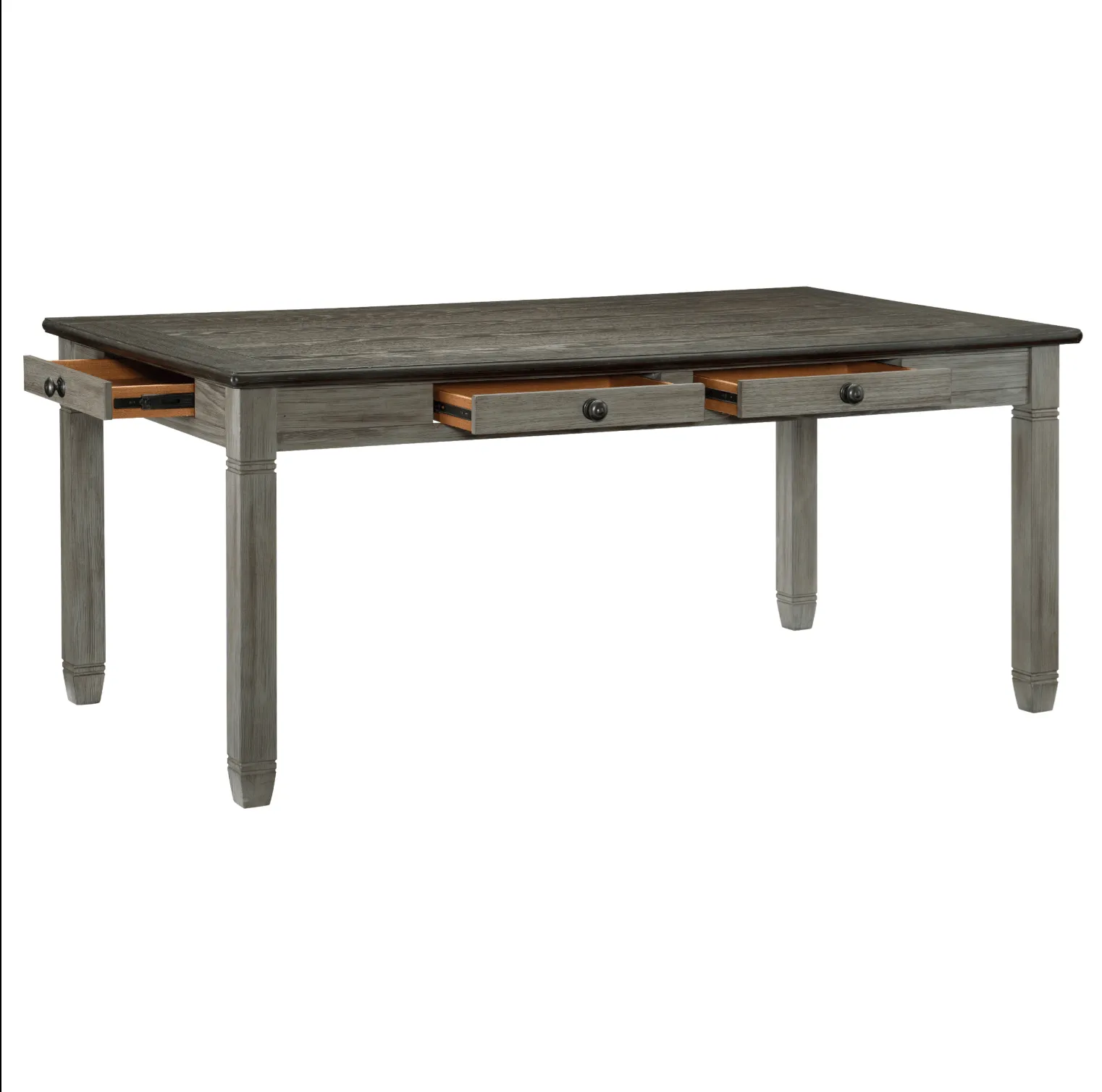 Granby Antique Gray Dining Set - Image 5