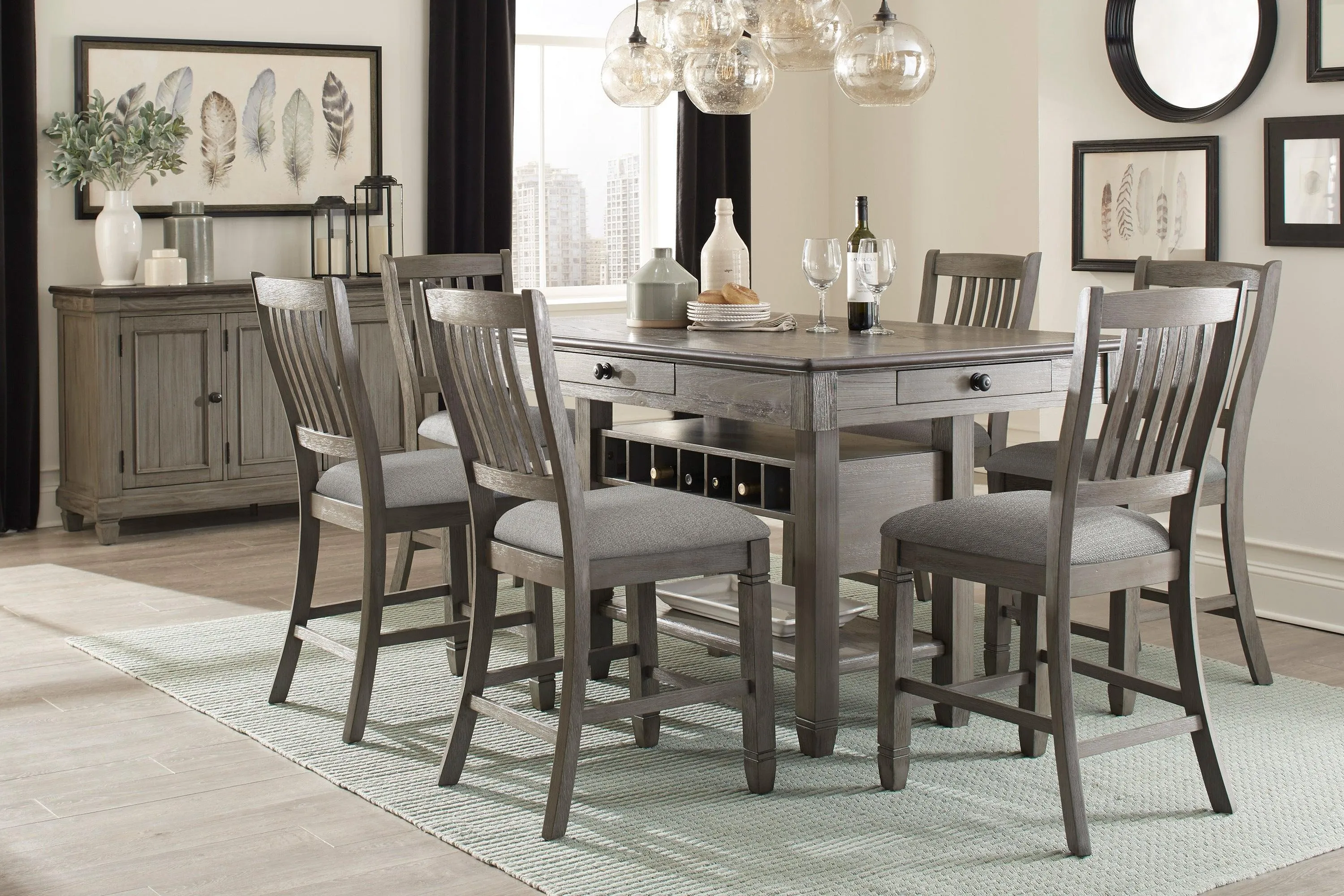 Granby Antique Gray Server - Image 6