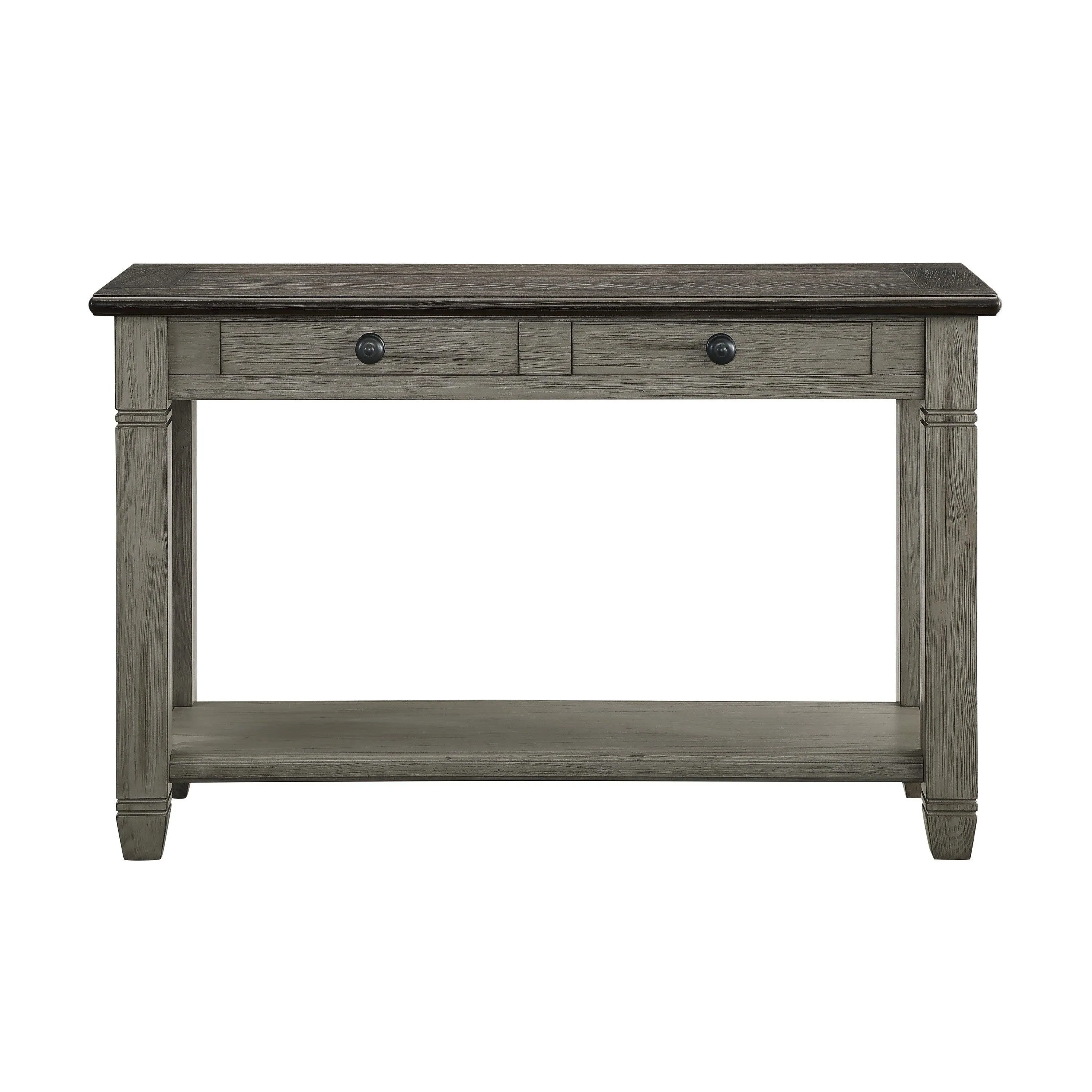 Granby Antique Gray Sofa Table - Image 3