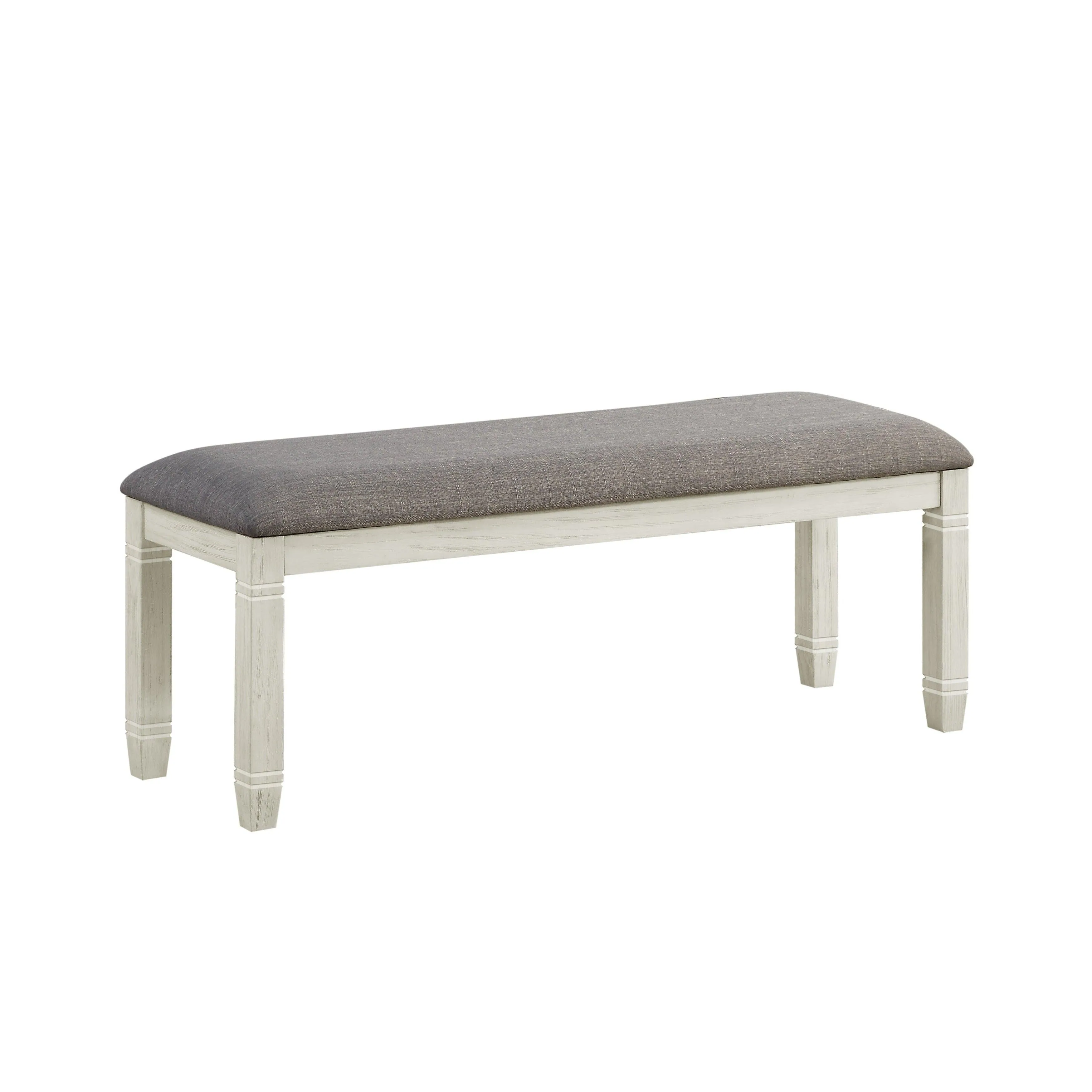Granby Antique White Dining Bench - Image 3