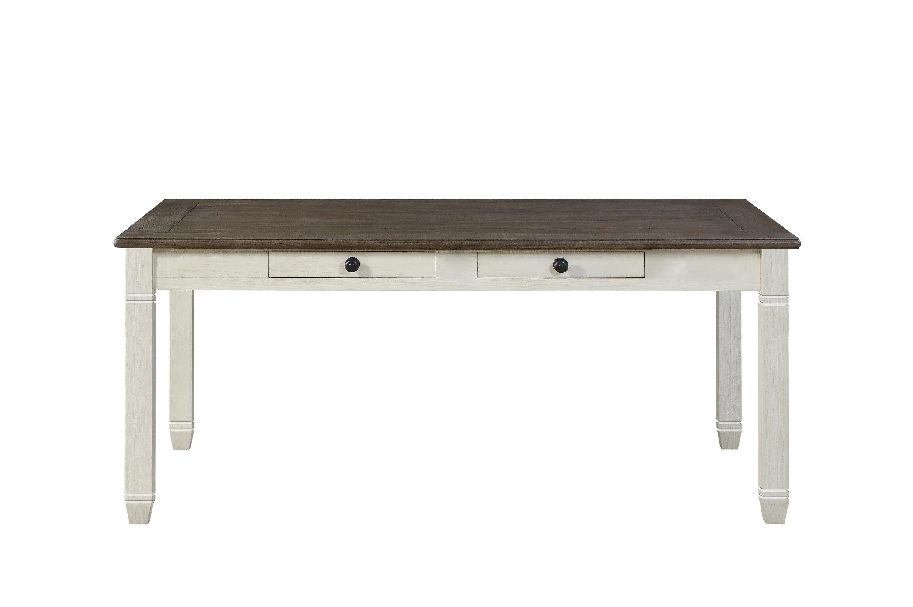 Granby Antique White Dining Table - Image 3