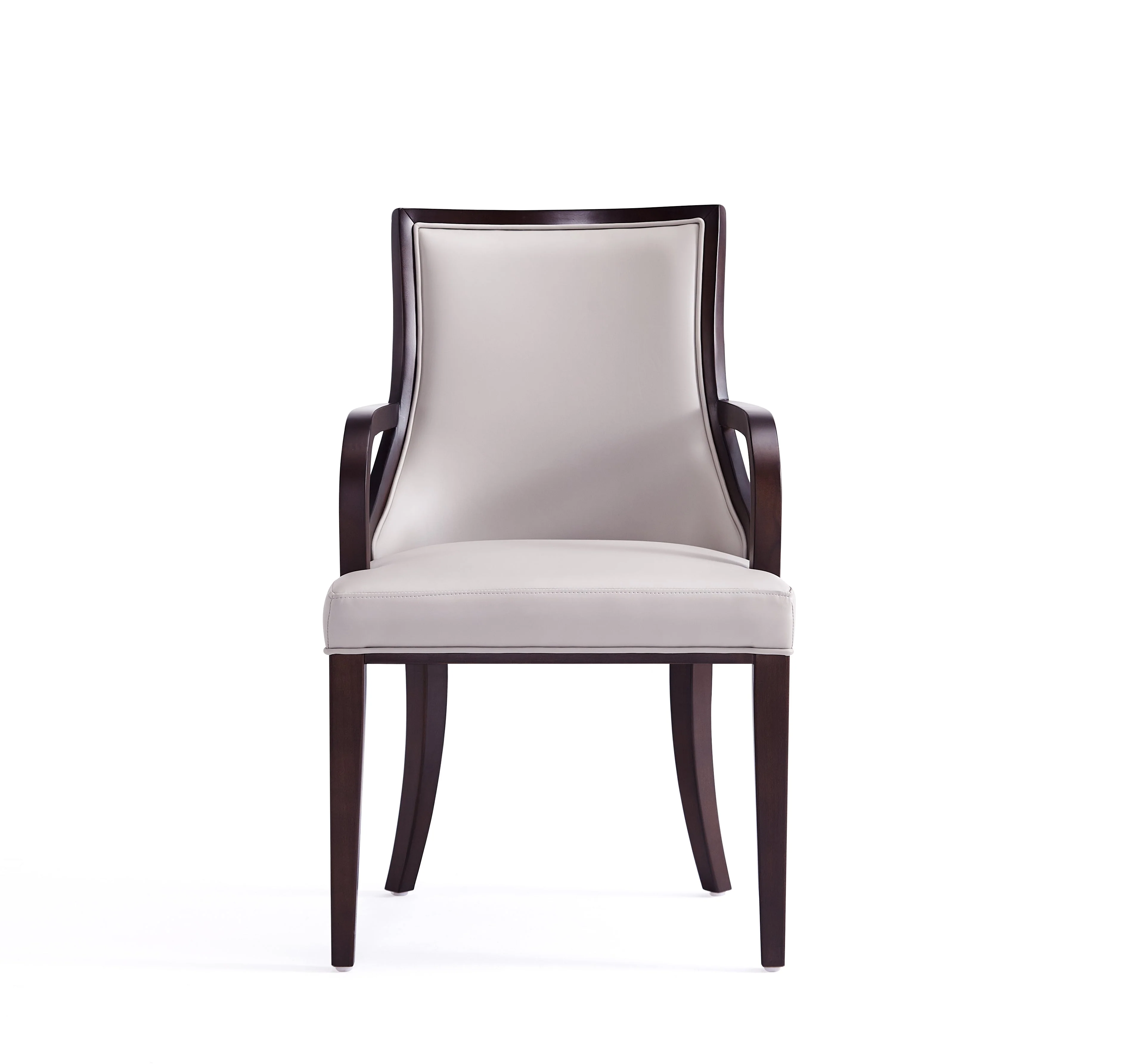 Grand Dining Armchair (set of 2) in Light Grey - Image 5