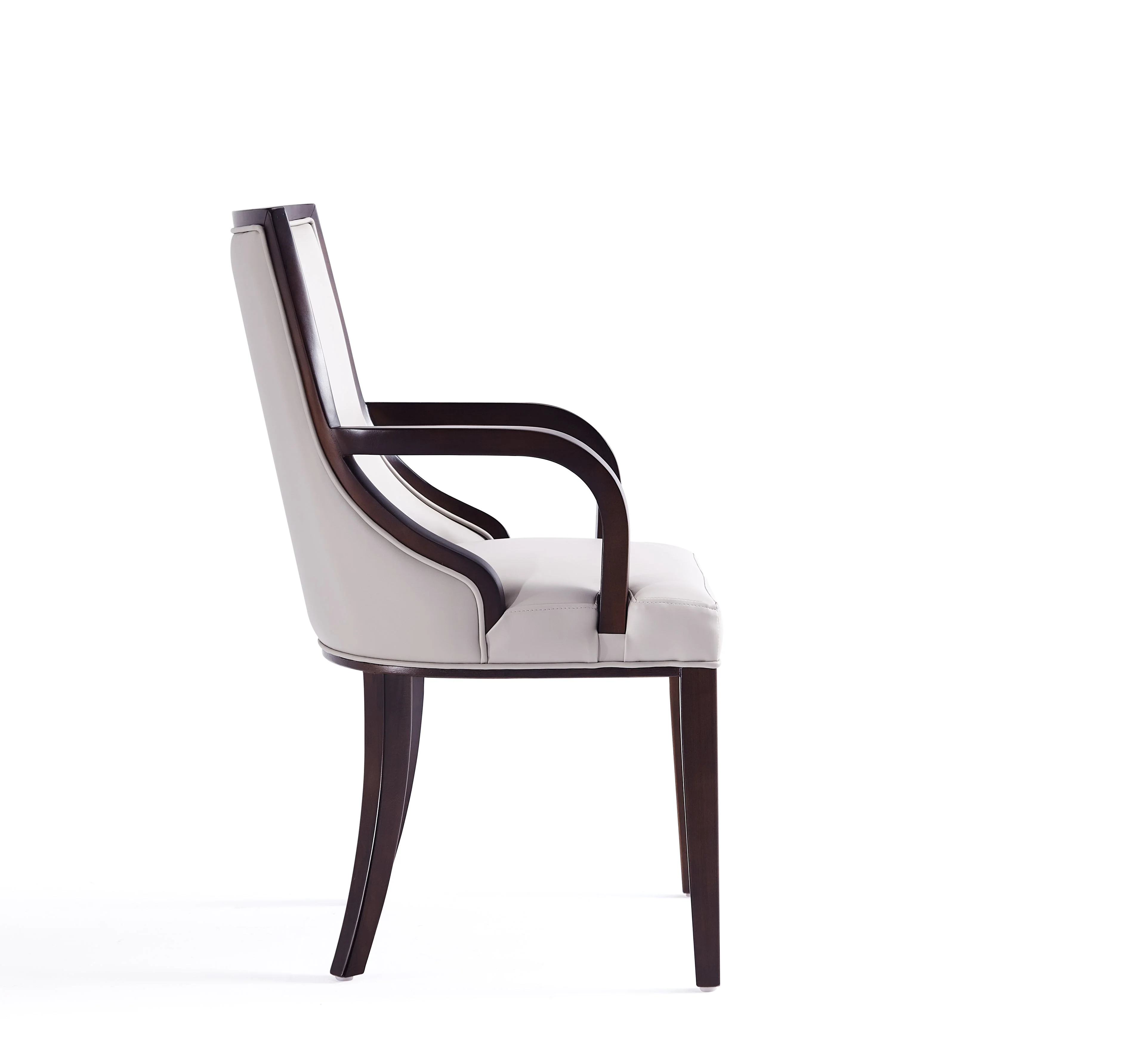 Grand Dining Armchair (set of 2) in Light Grey - Image 6
