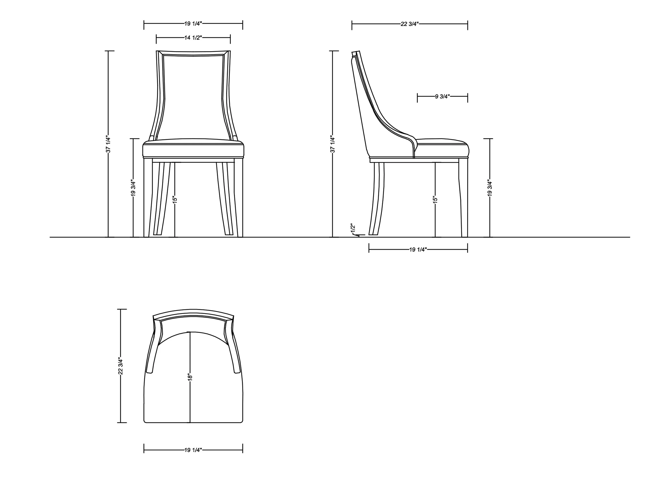 Grand Faux Leather and Velvet Dining Chair in Tan (set of 4) - Image 3