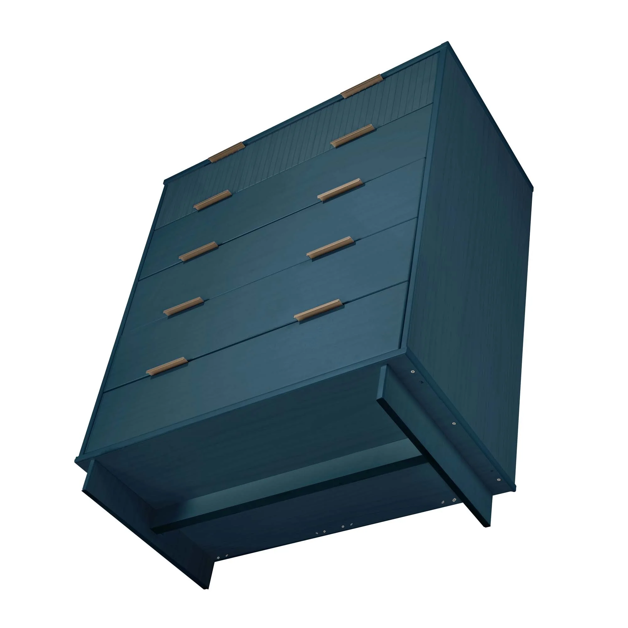 Granville 2-Piece Granville Tall Chest and Standard Dresser Set in Midnight Blue - Image 18
