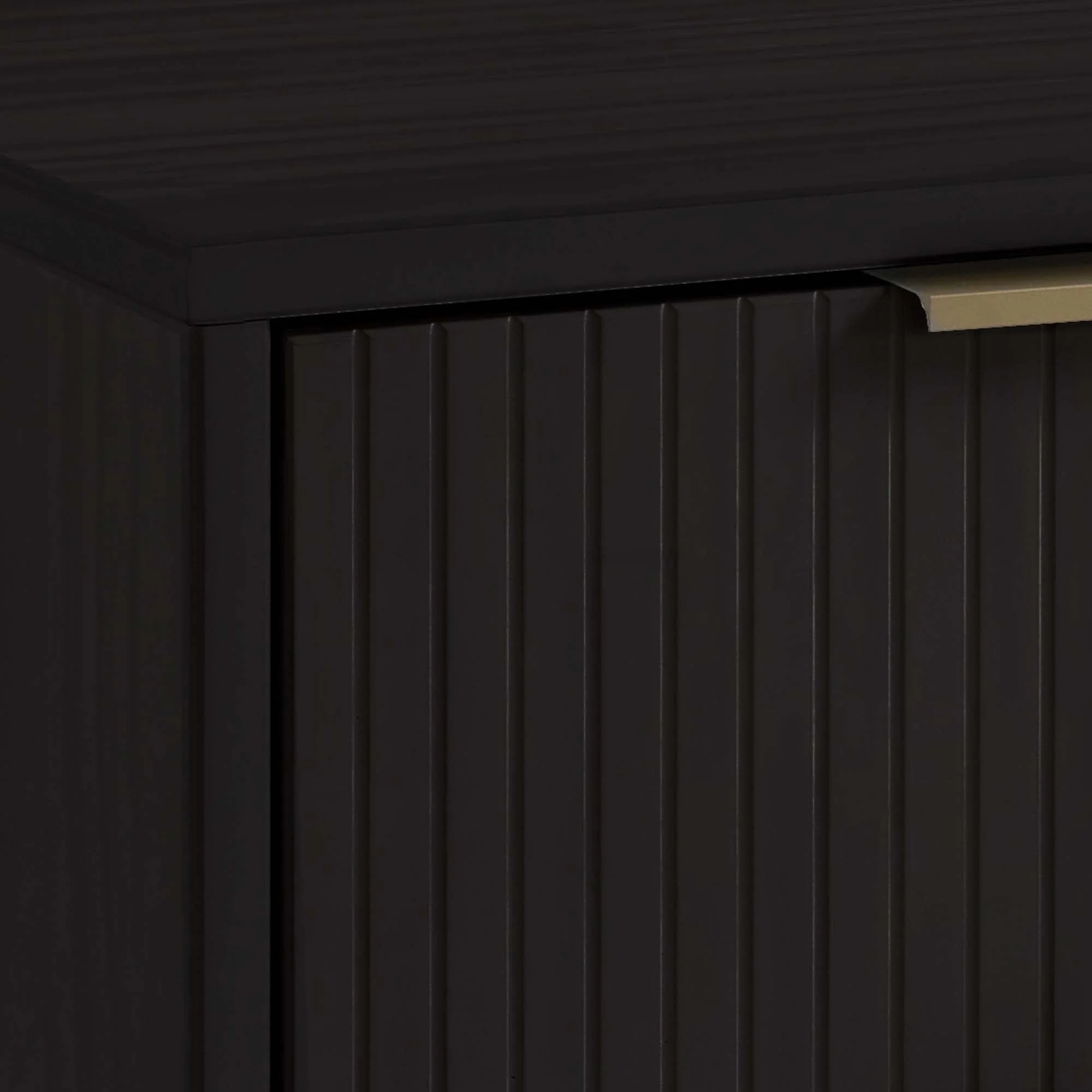 Granville 2-Piece Tall Chest and Standard Dresser Set in Black - Image 7