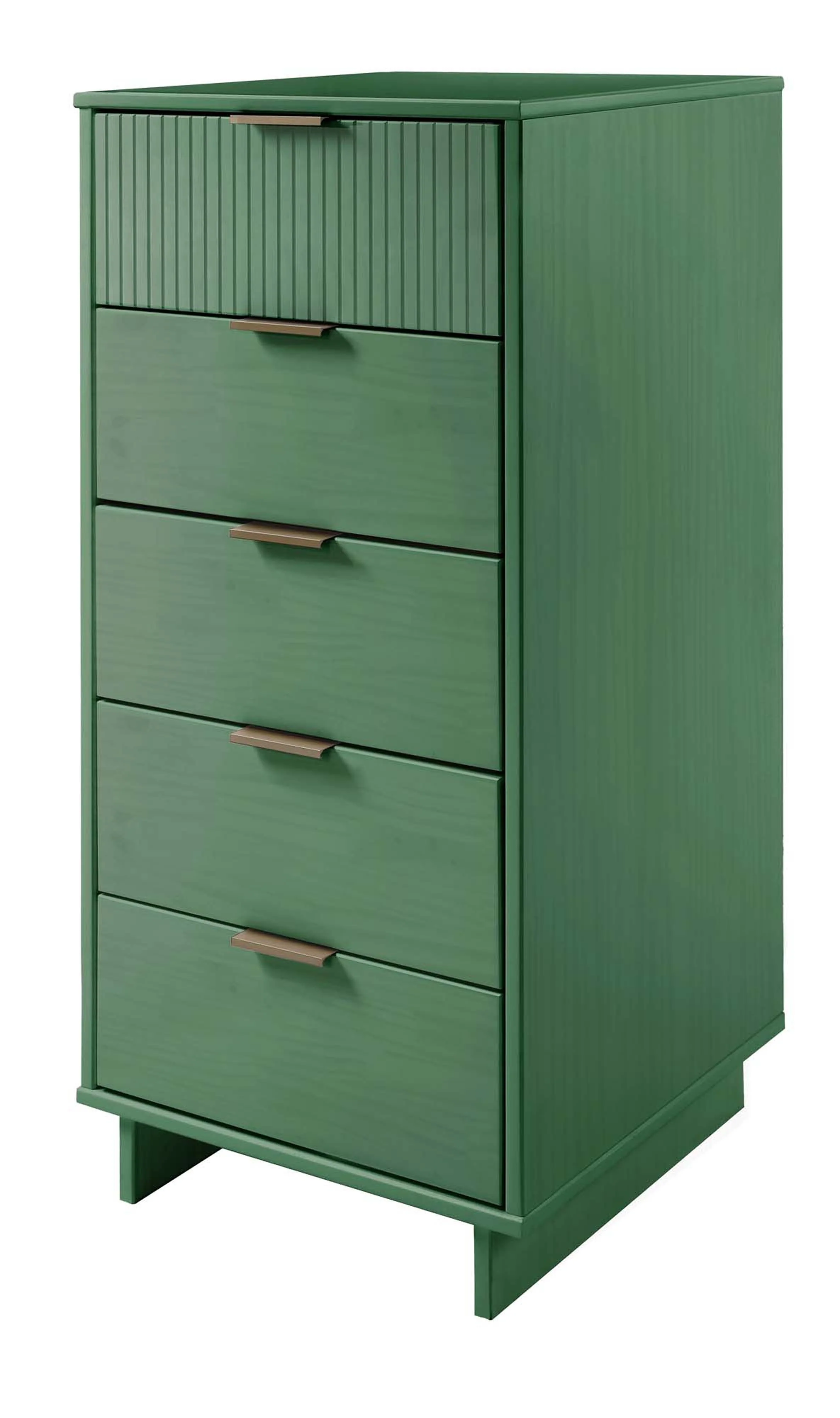 Granville 2-Piece Tall Narrow and Standard Dresser Set in Sage Green - Image 8