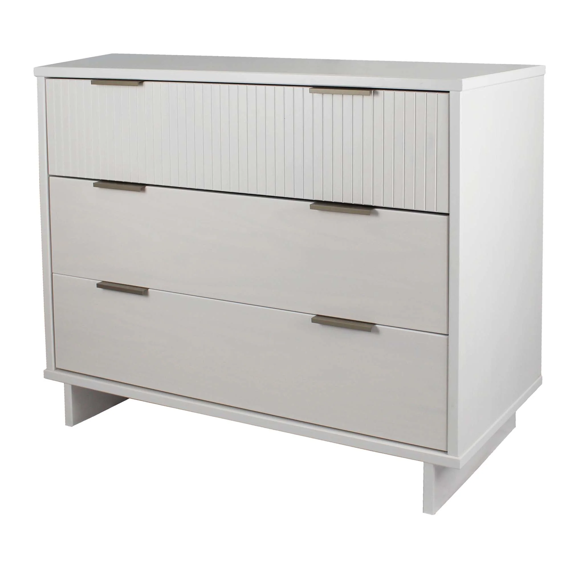 Granville 2-Piece Tall Narrow and Standard Dresser Set in White - Image 15