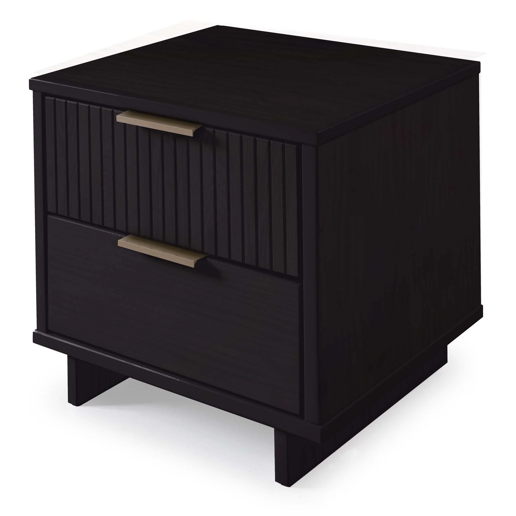 Granville 3-Piece Standard Dresser, Tall Narrow Chest and Nightstand Set in Black - Image 23