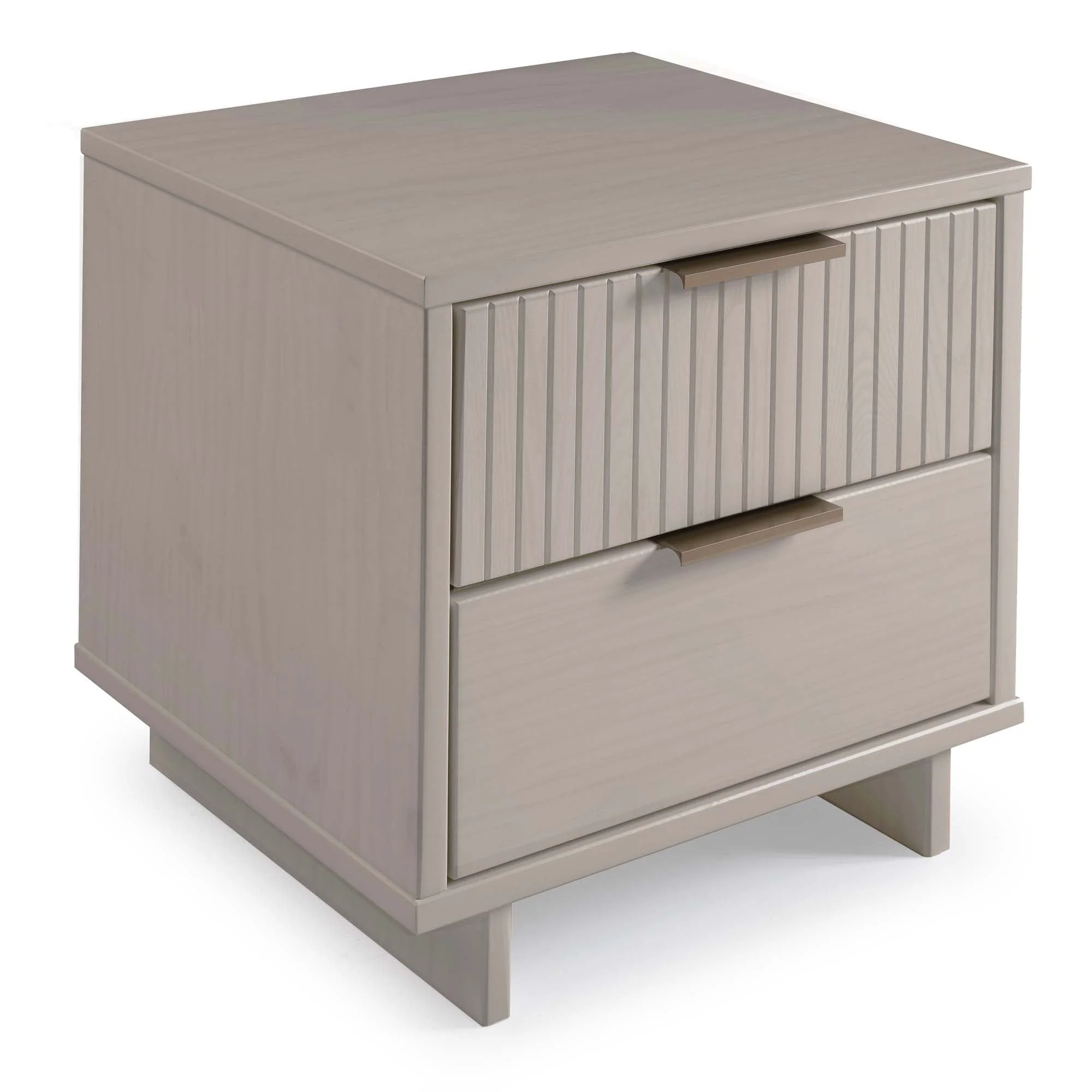 Granville 3-Piece Standard Dresser, Tall Narrow Chest and Nightstand Set in Light Grey - Image 24