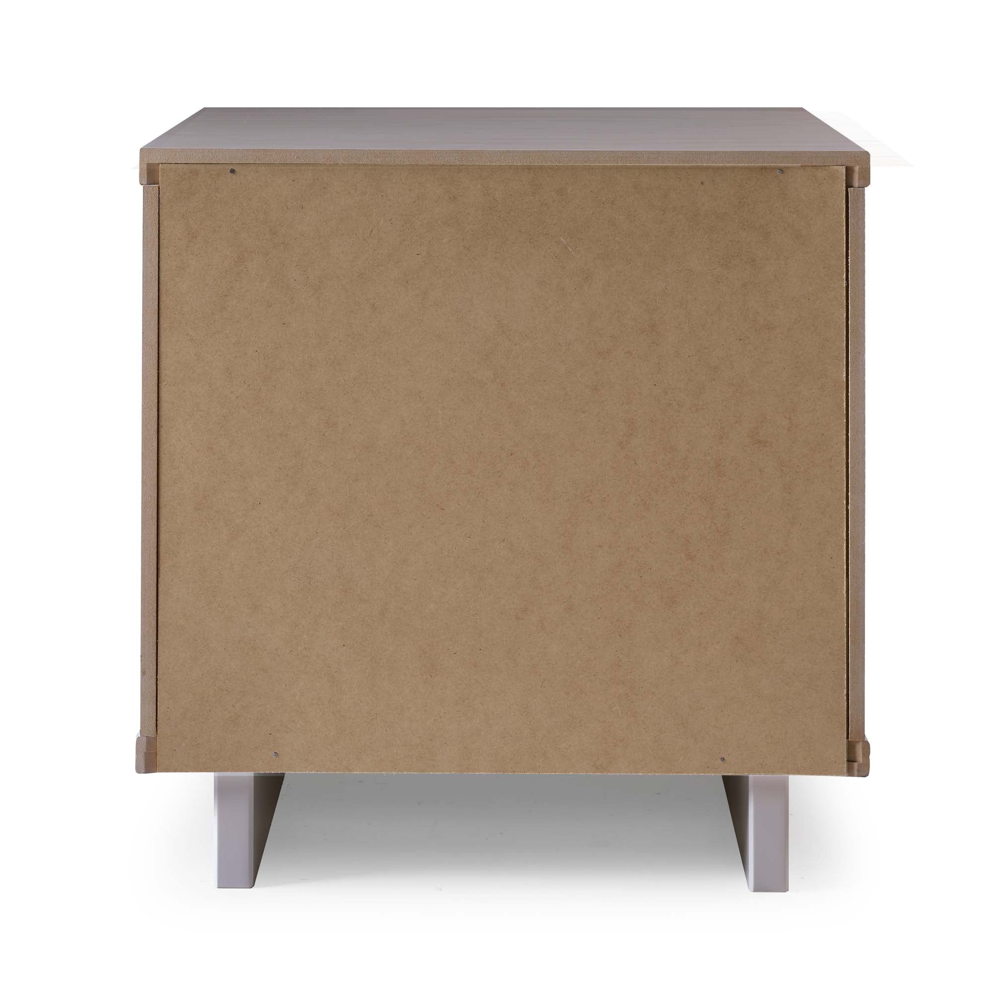 Granville 3-Piece Standard Dresser, Tall Narrow Chest and Nightstand Set in Light Grey - Image 25