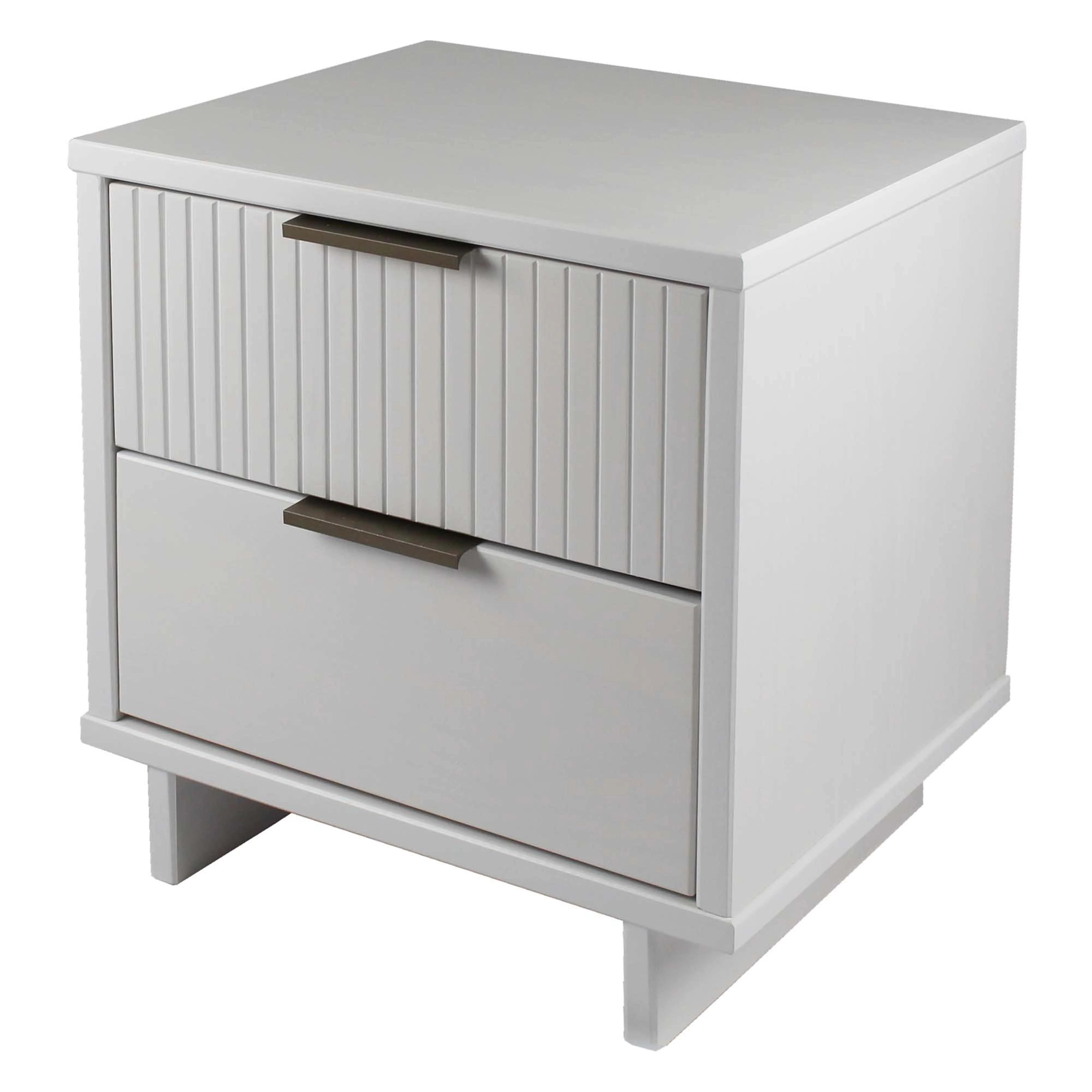 Granville 3-Piece Standard Dresser, Tall Narrow Chest and Nightstand Set in White - Image 23