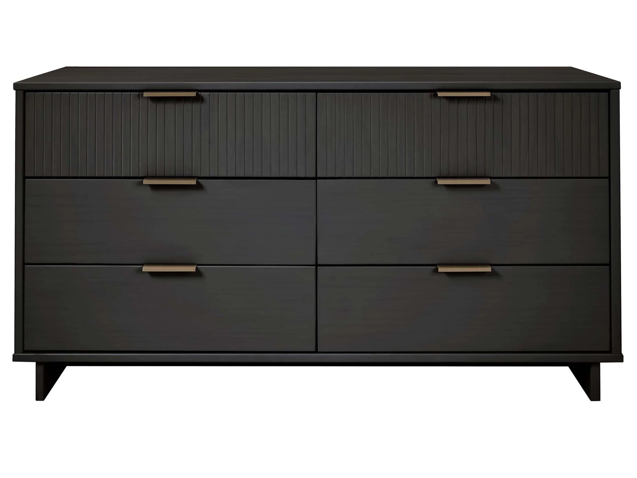 Granville 55.07 Double Wide Dresser in Dark Grey
