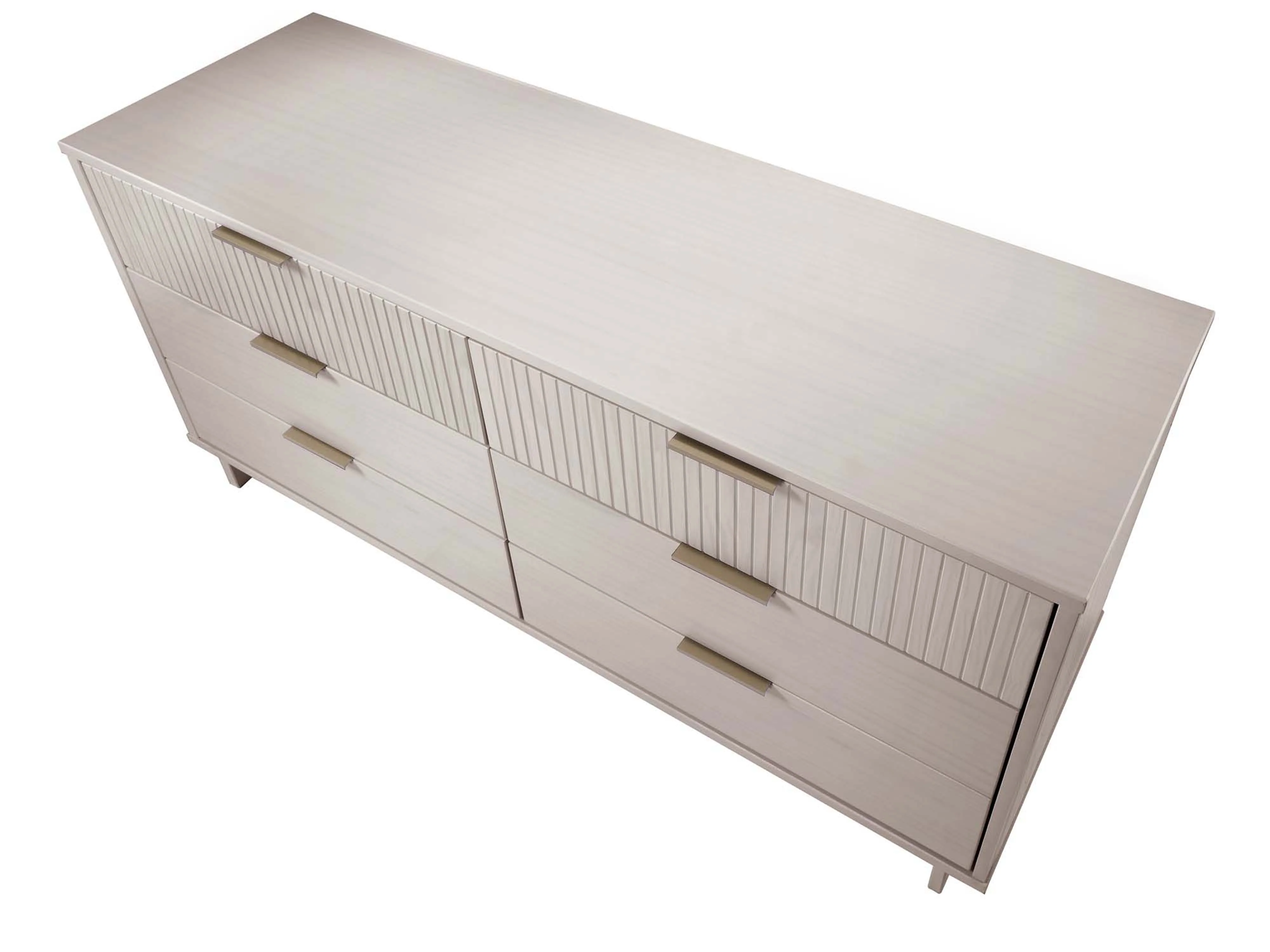 Granville 55.07 Double Wide Dresser in Light Grey - Image 10
