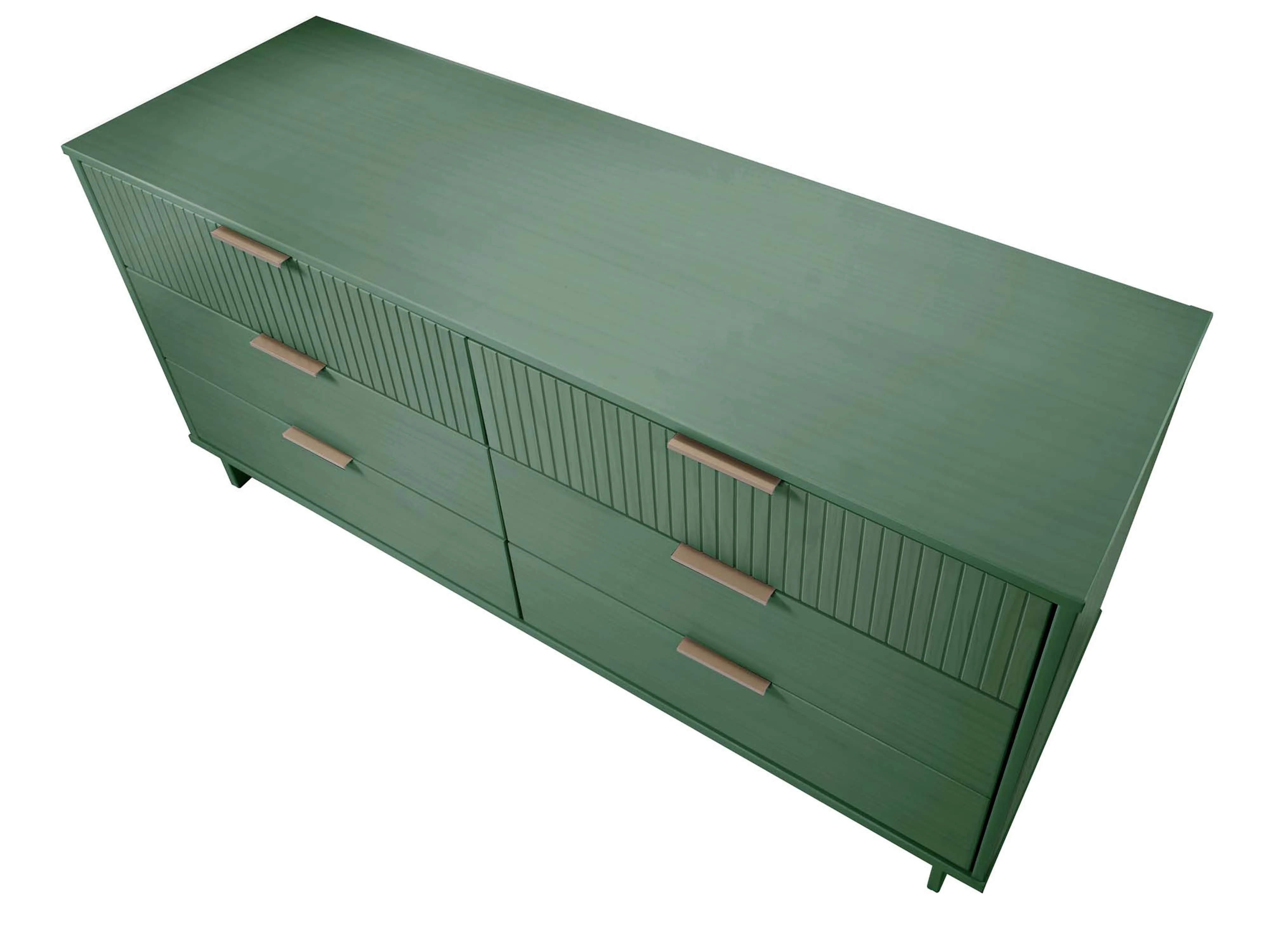 Granville 55.07 Double Wide Dresser in Sage Green - Image 10